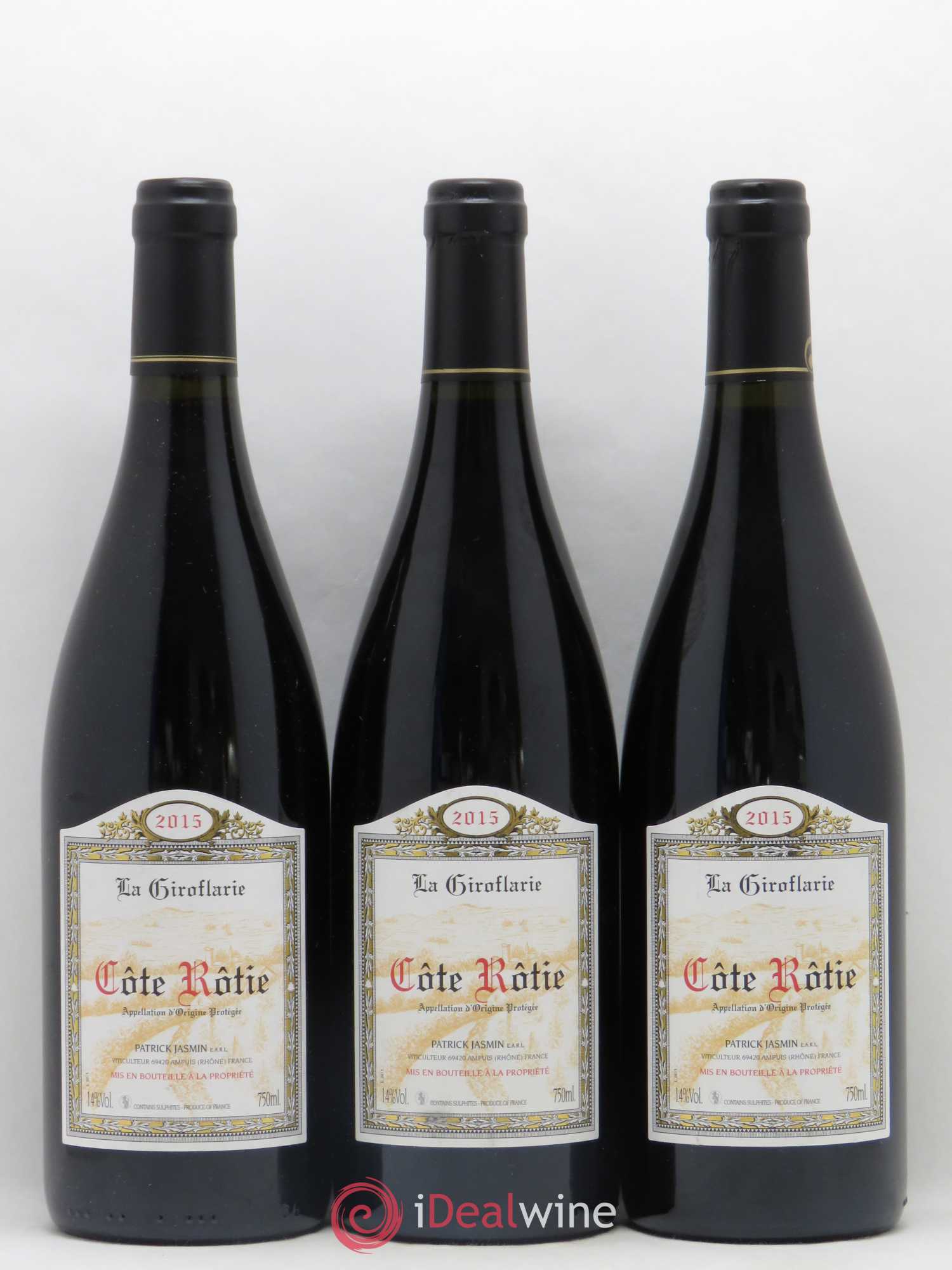 Côte-Rôtie La Giroflarie Jasmin (Domaine) 2015 - Lot de 3 bouteilles - 0