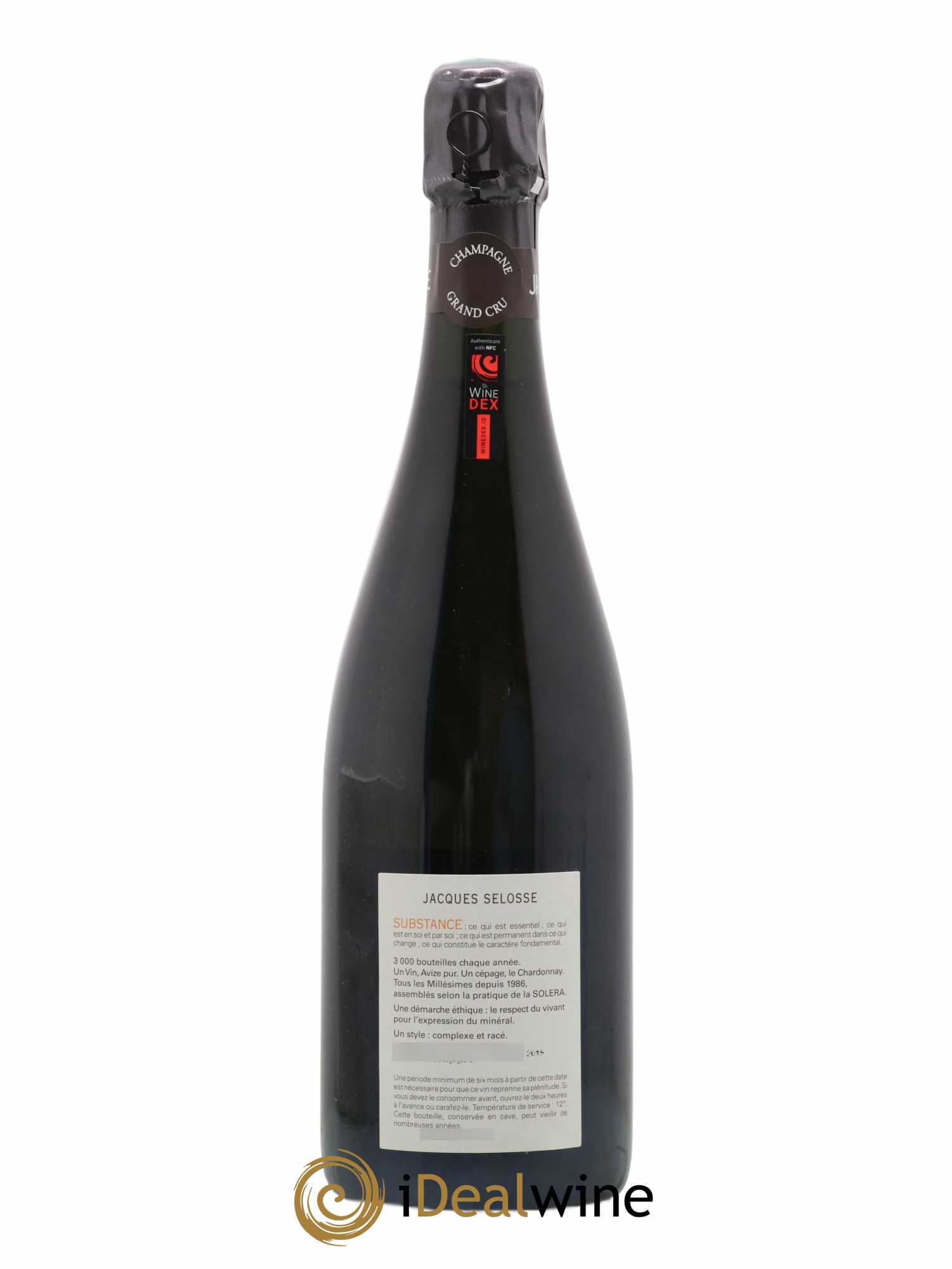Substance Jacques Selosse (sans prix de réserve) - Lot de 1 bouteille - 1