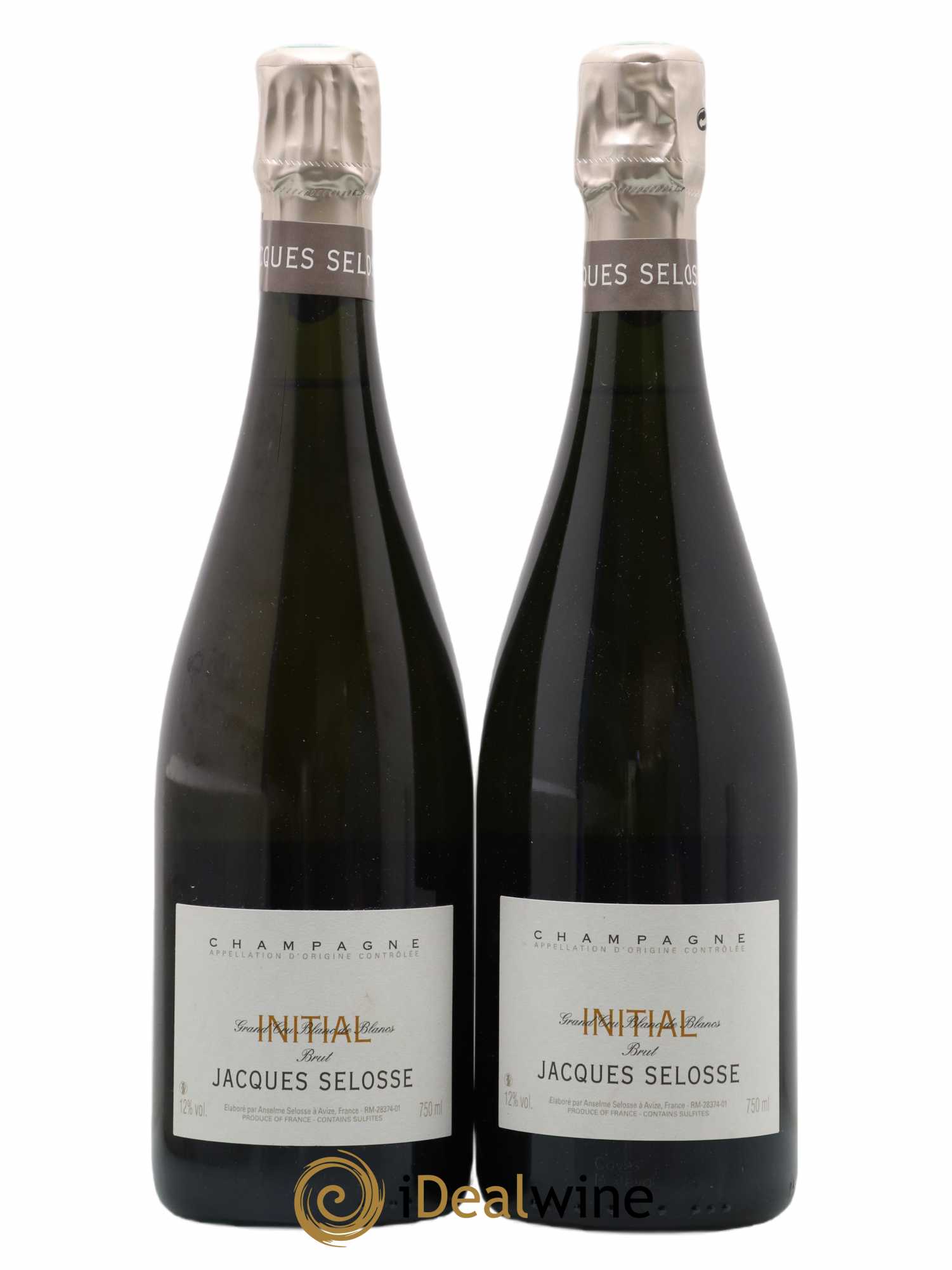 Initial Brut Jacques Selosse (sans prix de réserve) - Lot de 2 bouteilles - 0