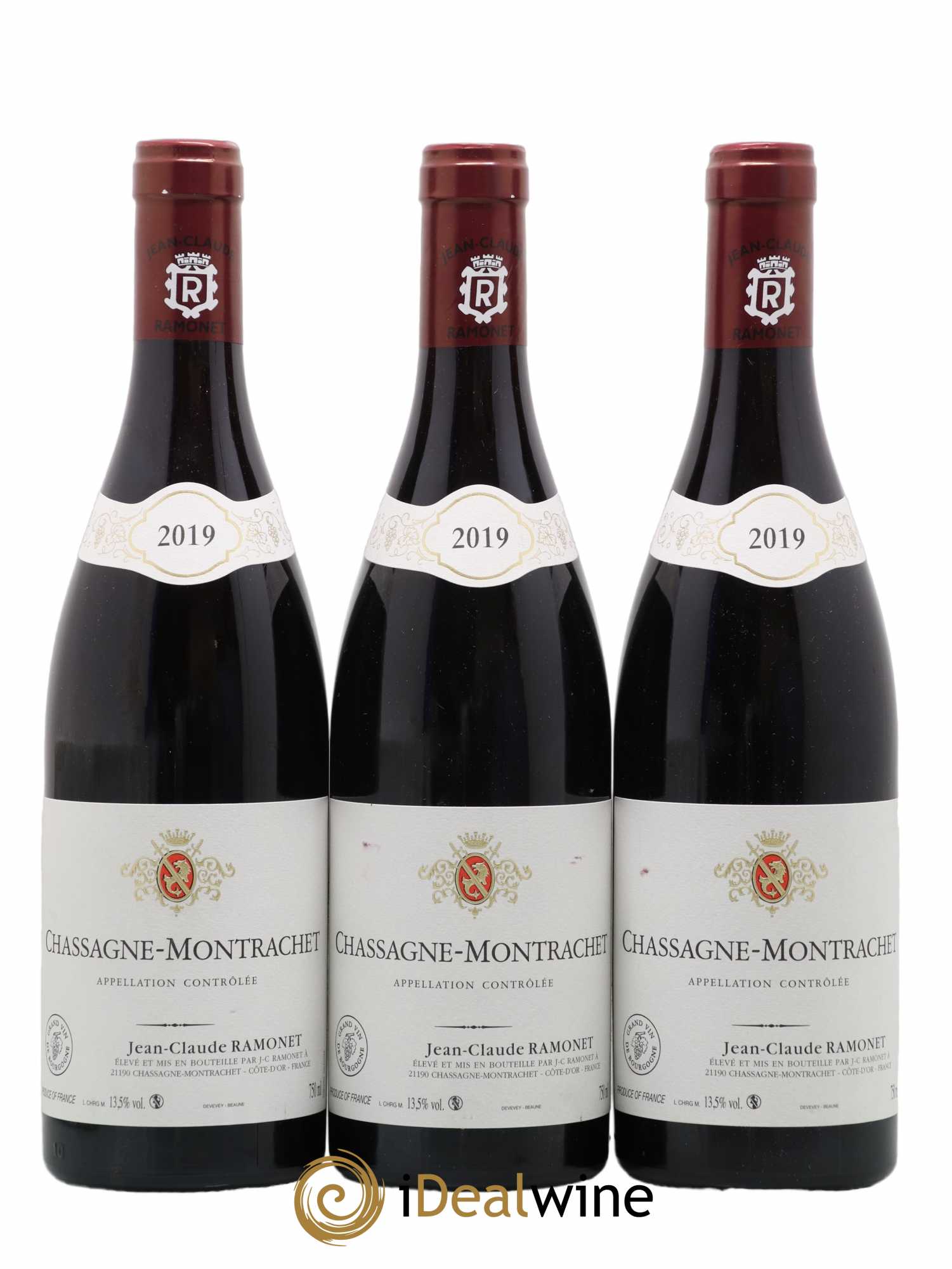 Chassagne-Montrachet Ramonet (Domaine) (sans prix de réserve) 2019 - Lot de 3 bouteilles - 0