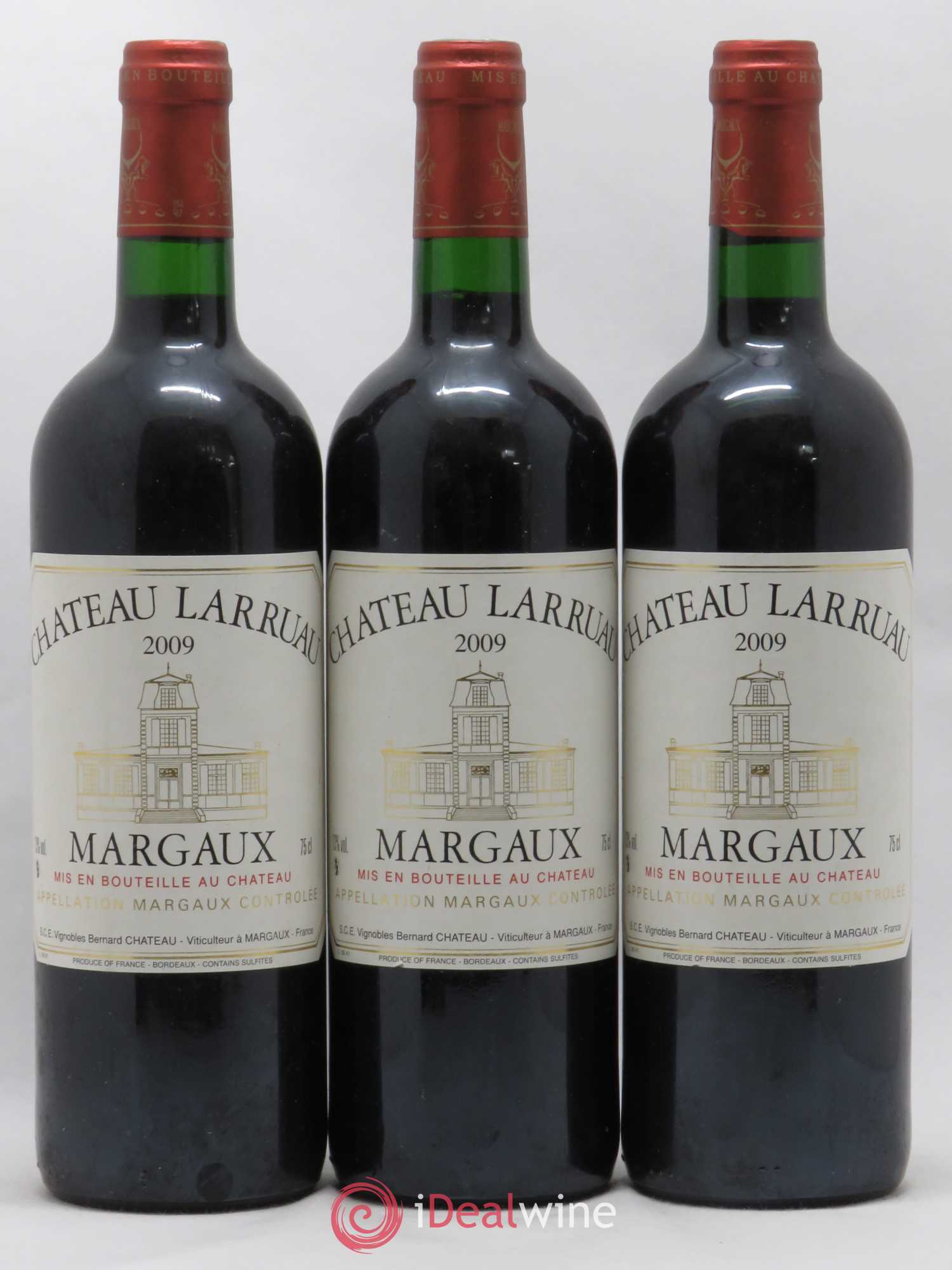 Château Larruau 2009 - Lot de 3 bouteilles - 0