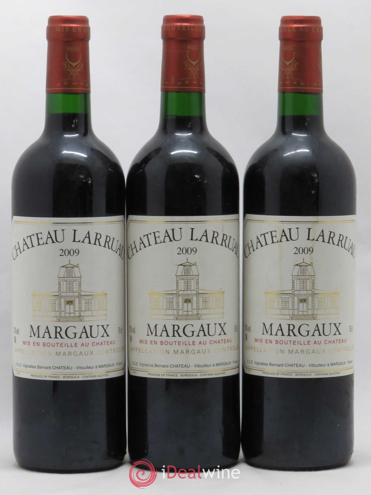 Château Larruau 2009 - Lot de 3 bouteilles - 0