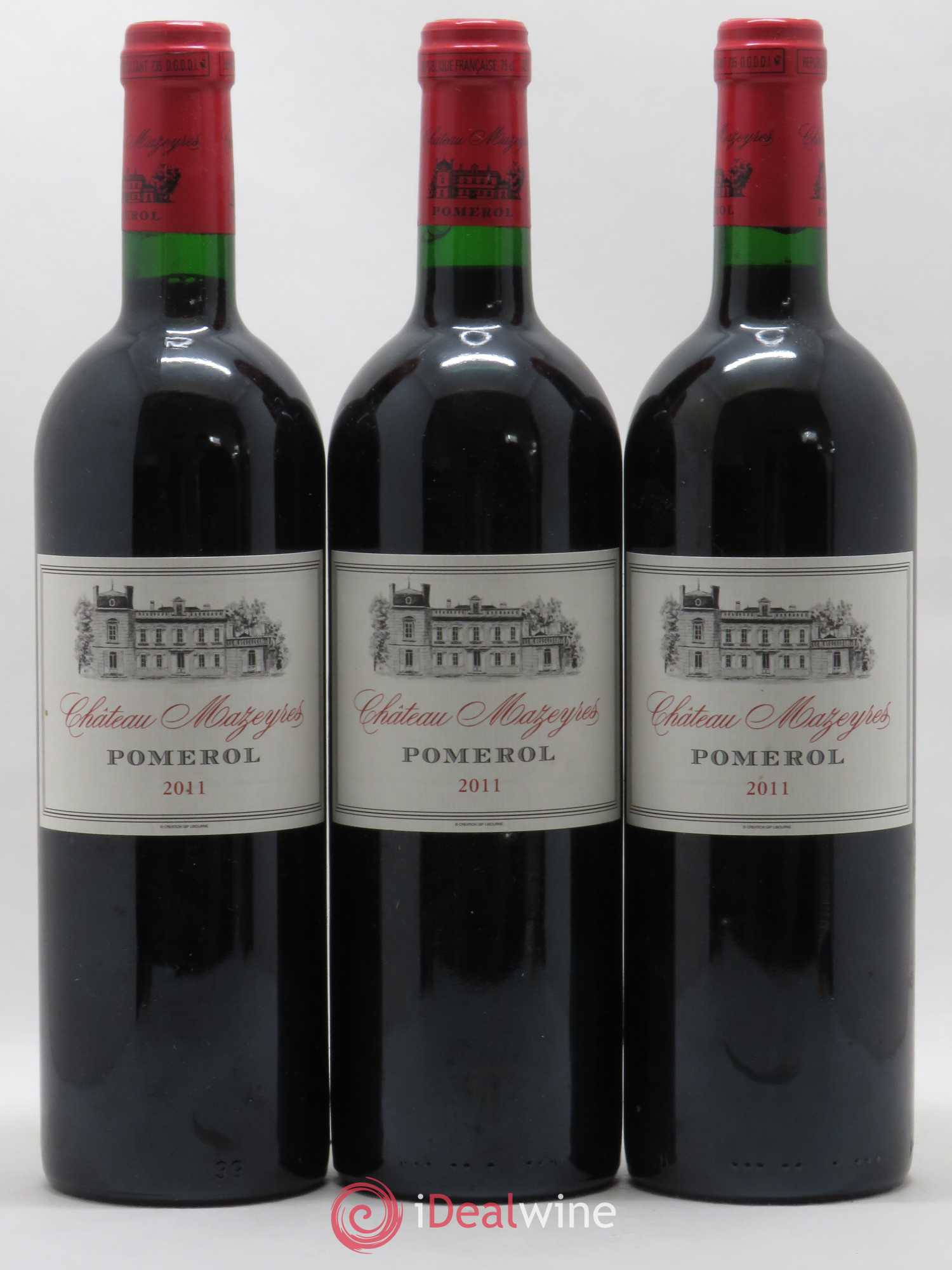 Château Mazeyres 2011 - Lot de 3 bouteilles - 0