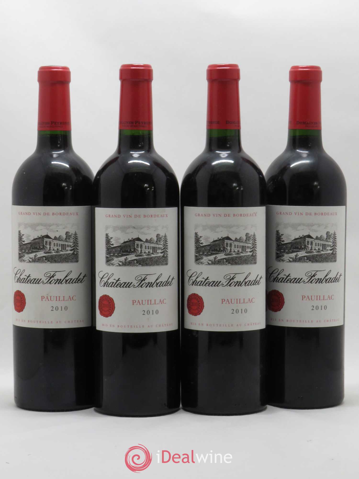 Château Fonbadet 2010 - Lot de 4 bouteilles - 0