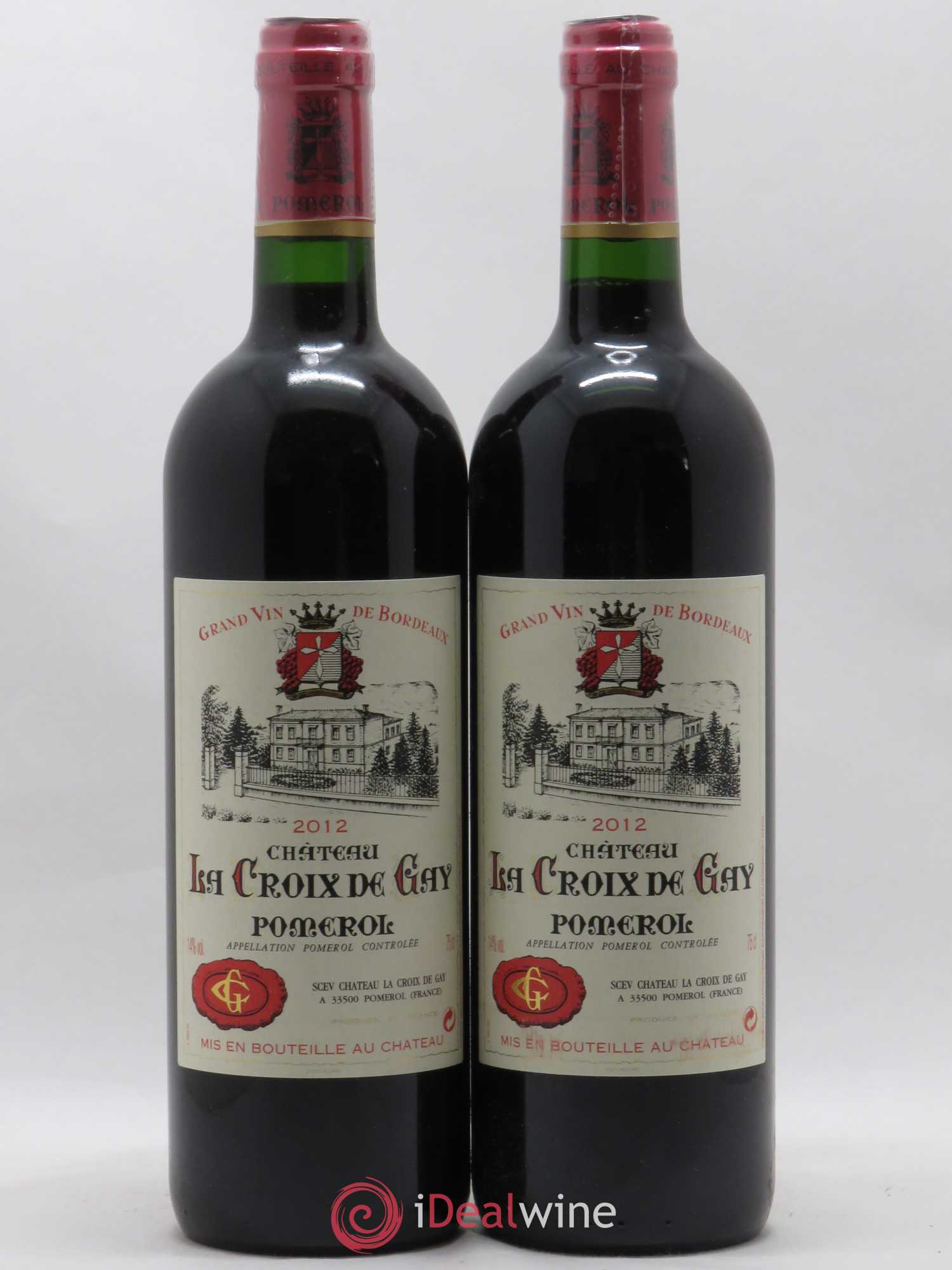 Château la Croix de Gay 2012 - Lot de 2 bouteilles - 0