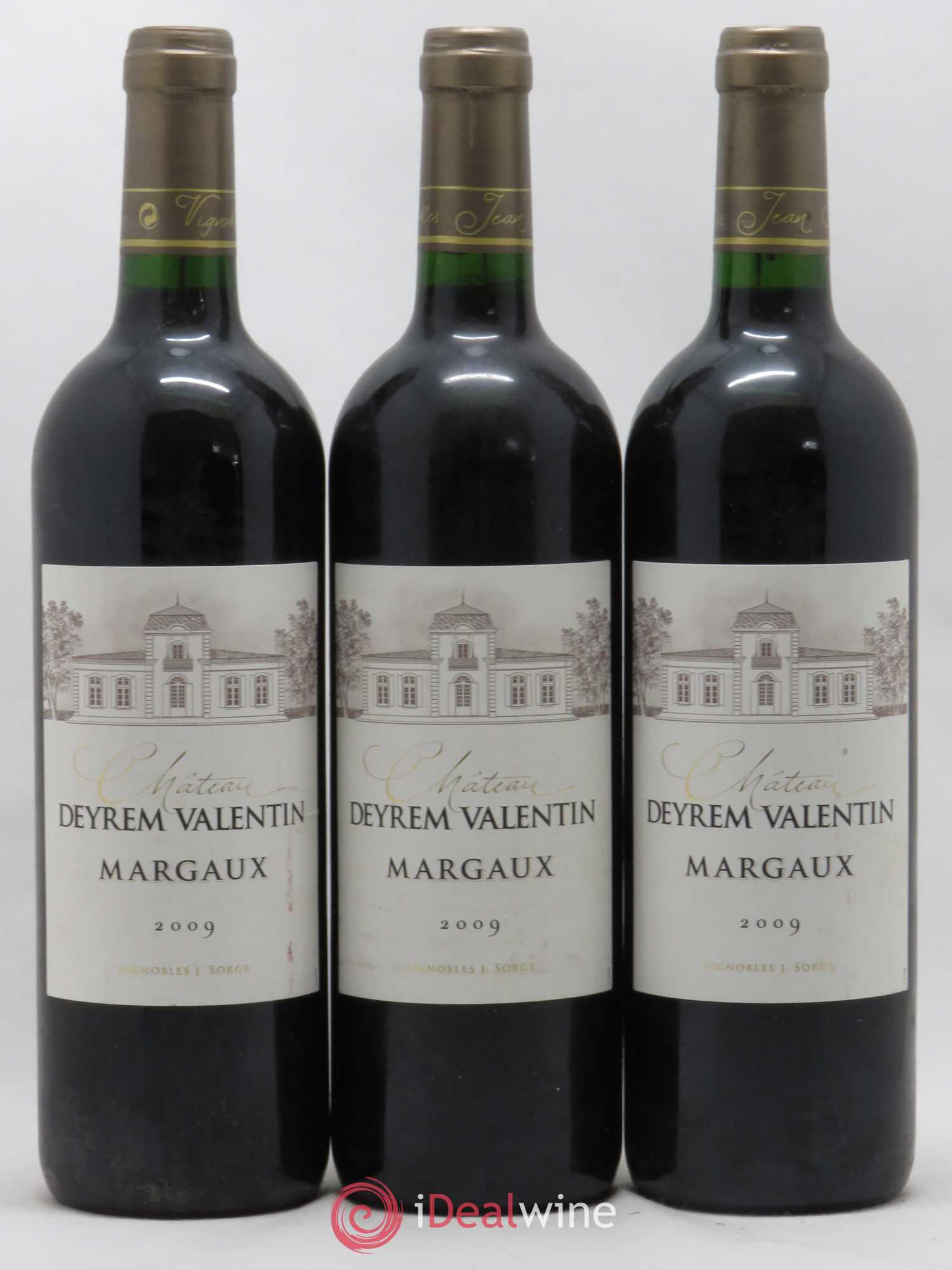 Château Deyrem Valentin Cru Bourgeois 2009 - Lot de 3 bouteilles - 0