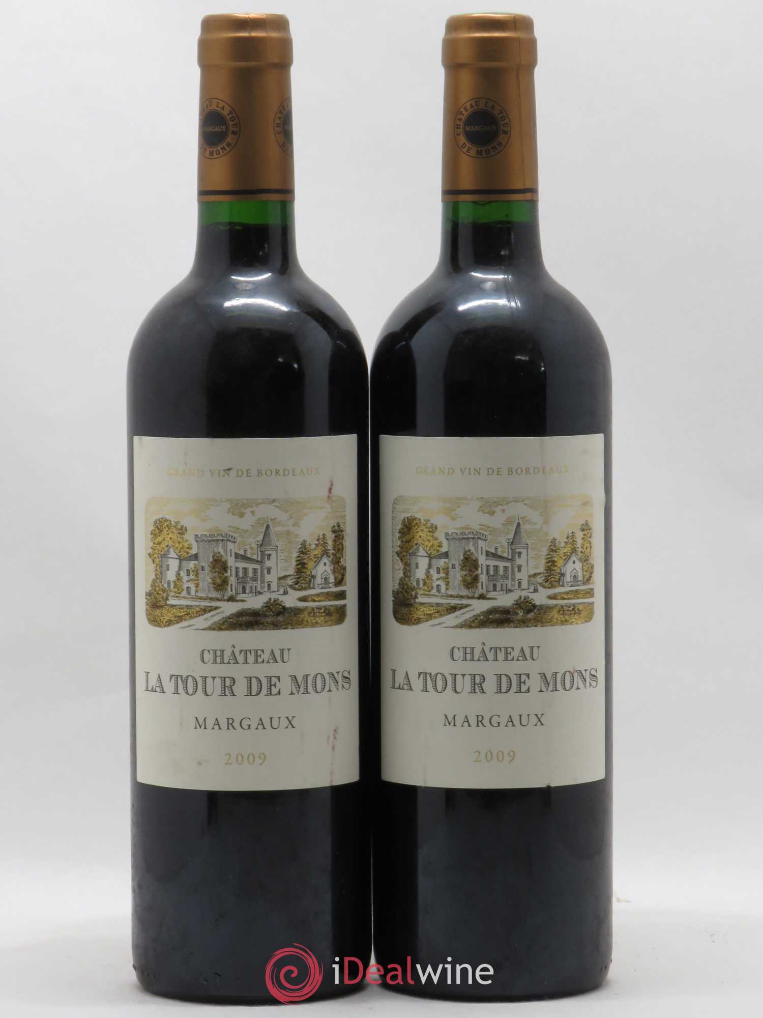 Château la Tour de Mons Cru Bourgeois 2009 - Lot de 2 bouteilles - 0