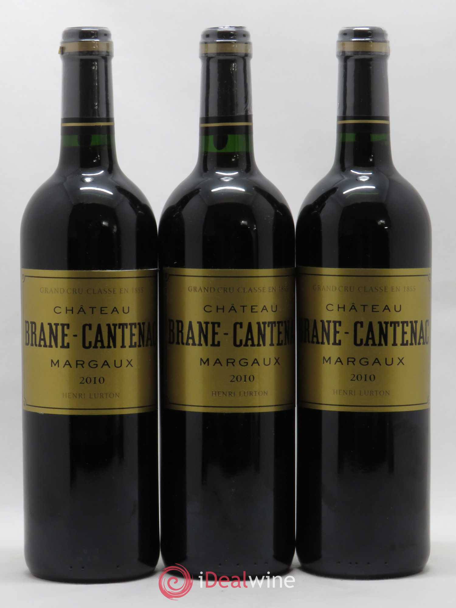 Château Brane Cantenac 2ème Grand Cru Classé 2010 - Lot de 3 bouteilles - 0