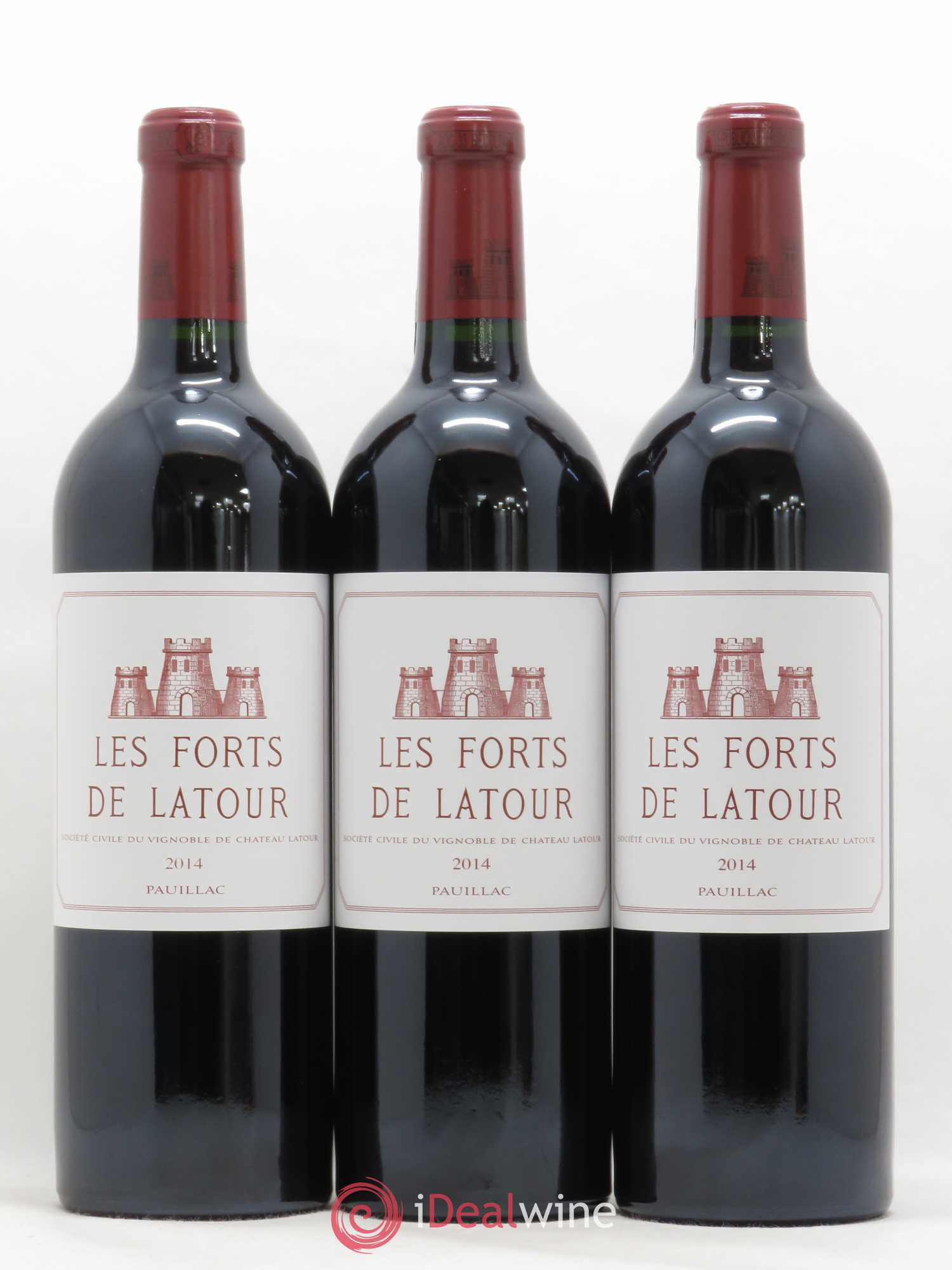 Les Forts de Latour Second Vin 2014 - Lot de 3 bouteilles - 0