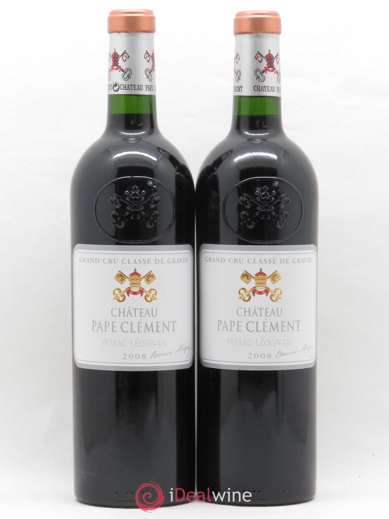 Château Pape Clément Cru Classé de Graves 2008 - Lot de 2 bouteilles - 0