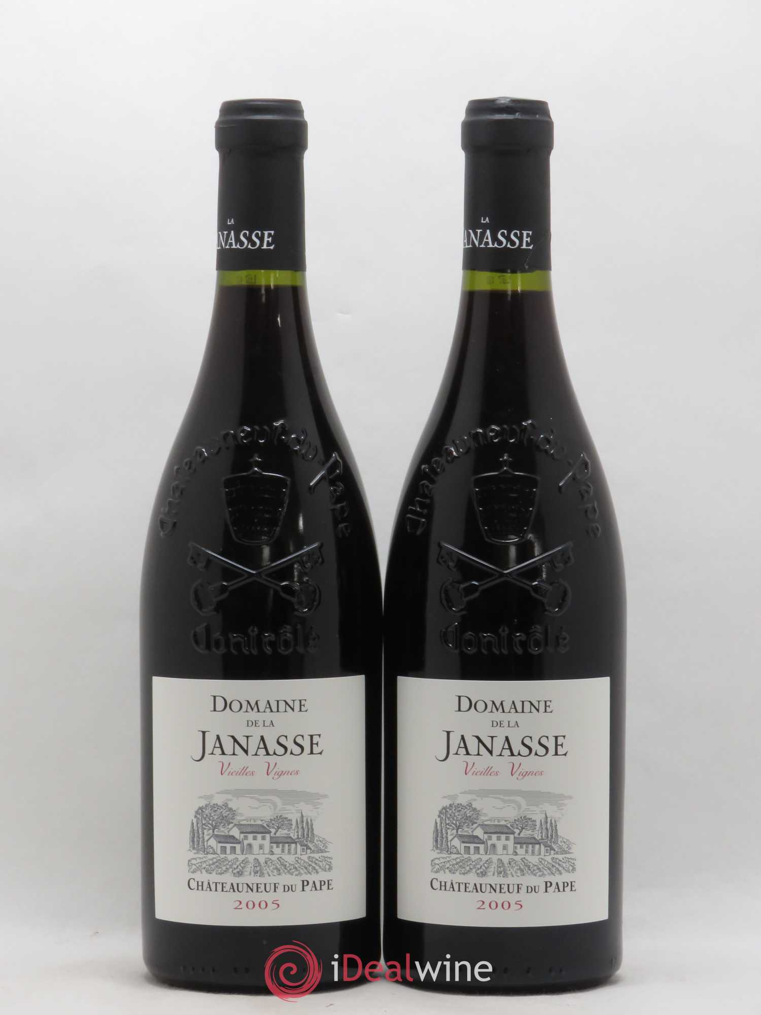 Châteauneuf-du-Pape Cuvée Vieilles Vignes La Janasse (Domaine de) 2005 - Lot de 2 bouteilles - 0