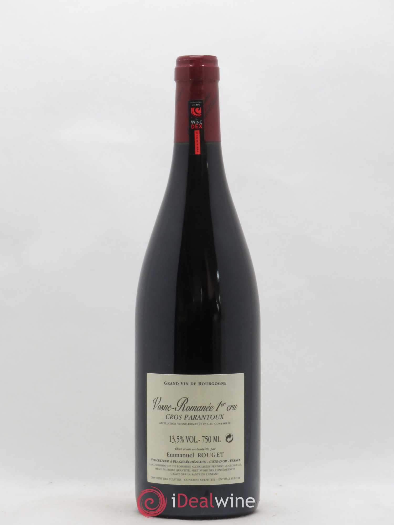 Vosne-Romanée 1er Cru Cros Parantoux Emmanuel Rouget 2014 - Lot de 1 bouteille - 1