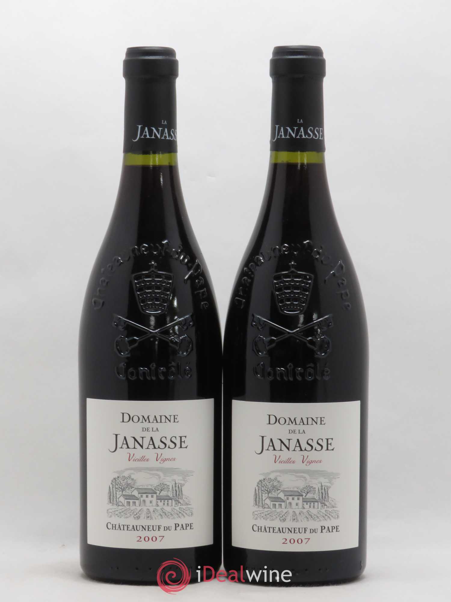 Châteauneuf-du-Pape Cuvée Vieilles Vignes La Janasse (Domaine de) 2007 - Lot de 2 bouteilles - 0