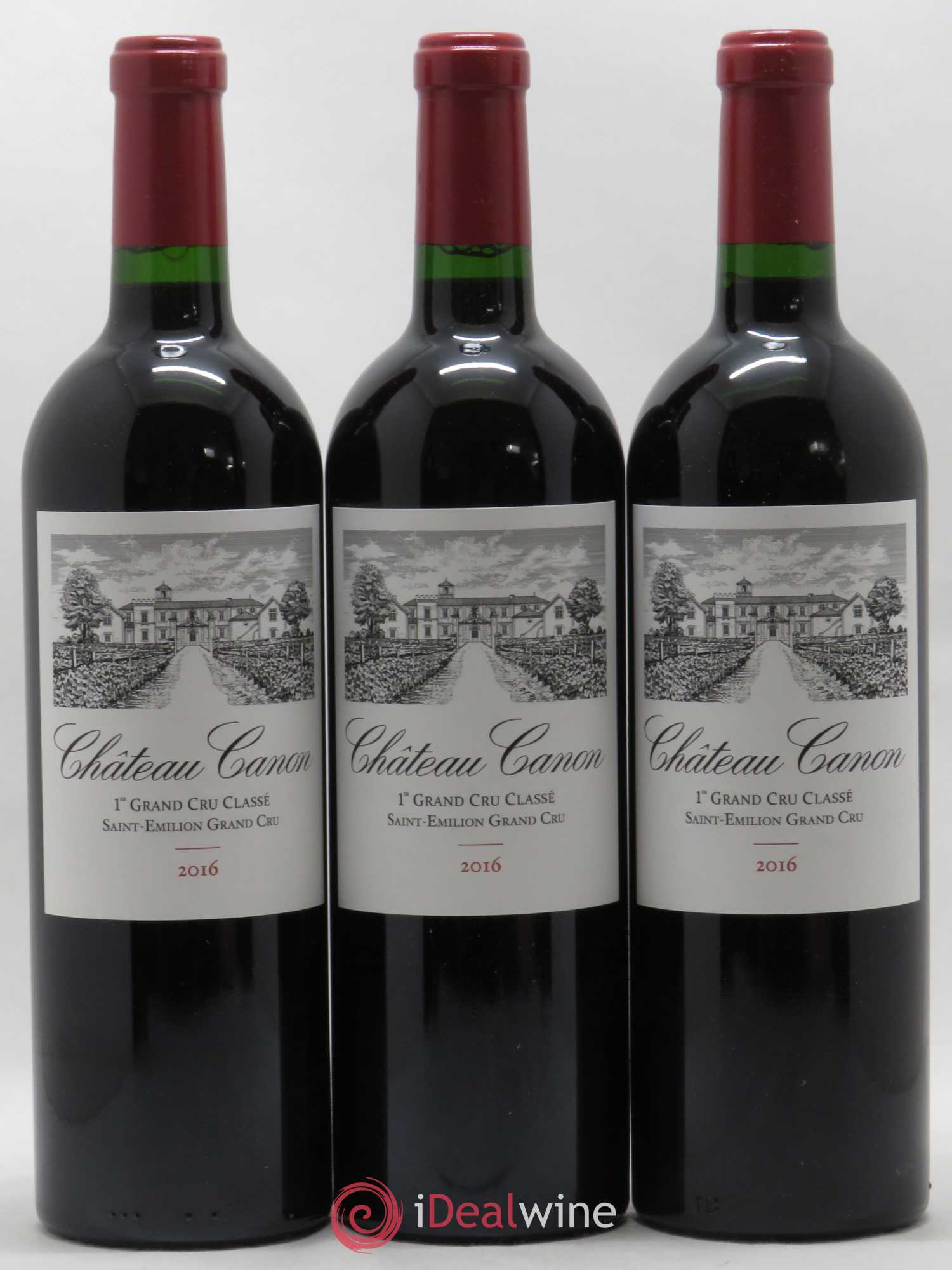 Château Canon 1er Grand Cru Classé B 2016 - Lot de 6 bouteilles - 1