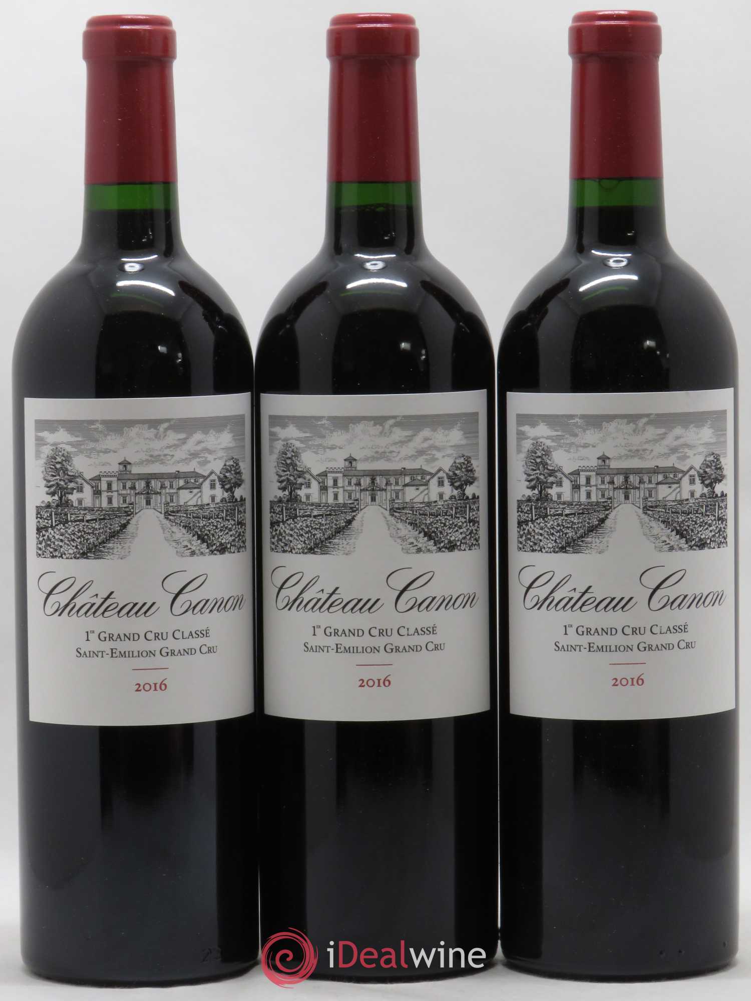 Château Canon 1er Grand Cru Classé B 2016 - Lot de 6 bouteilles - 1