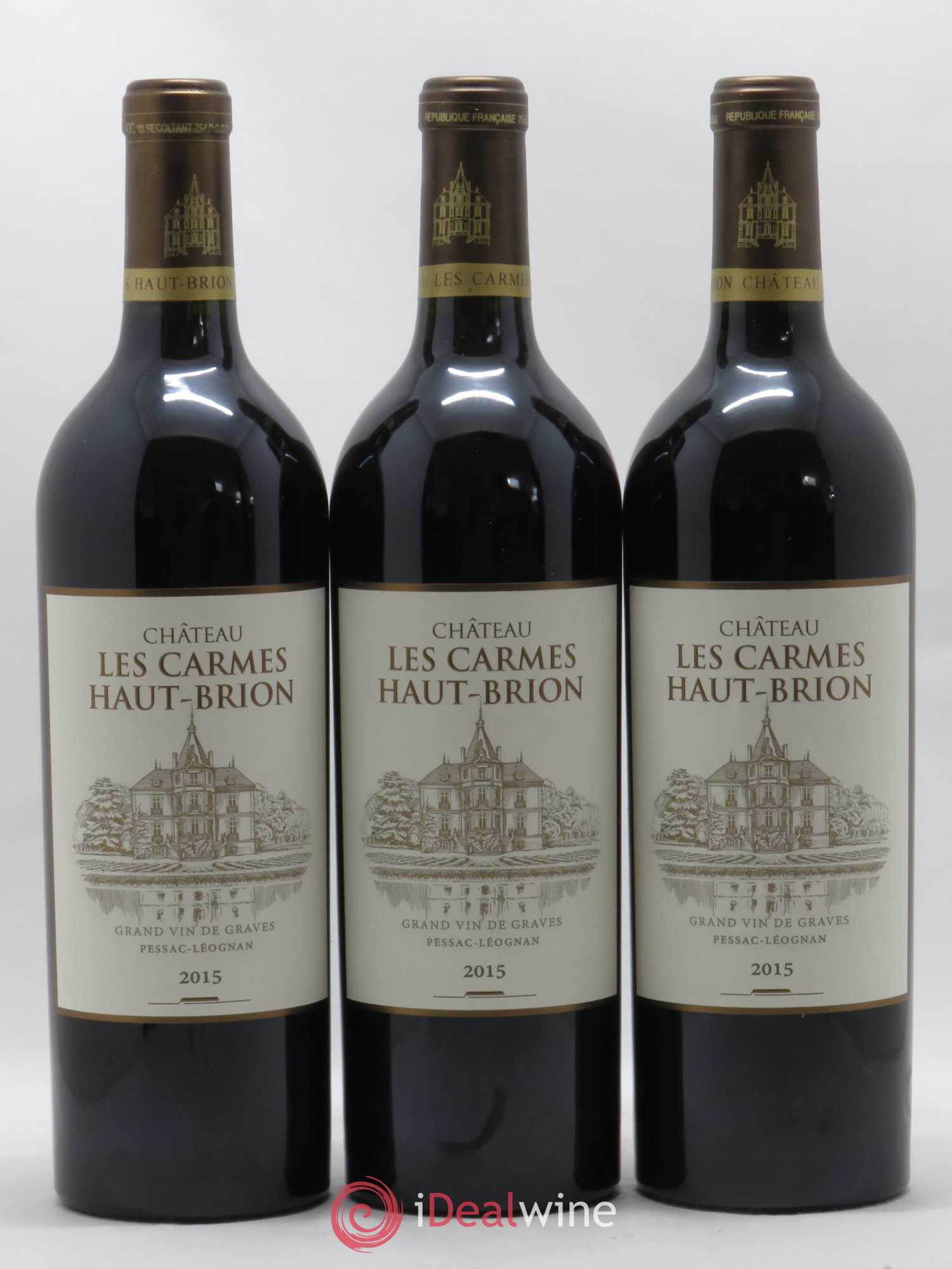 Château Les Carmes Haut-Brion 2015 - Lot de 6 bouteilles - 1