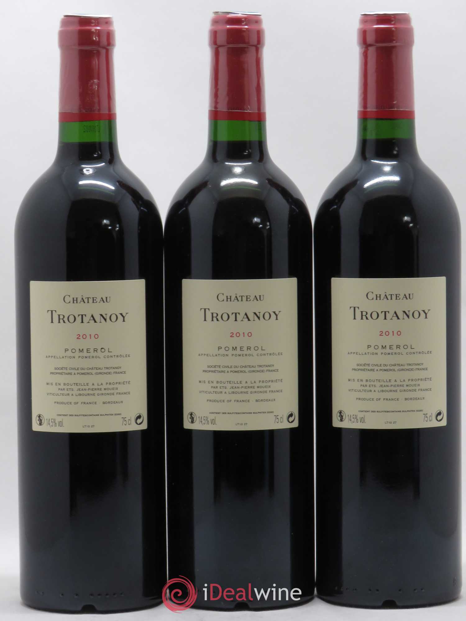 Château Trotanoy 2010 - Lot de 6 bouteilles - 4