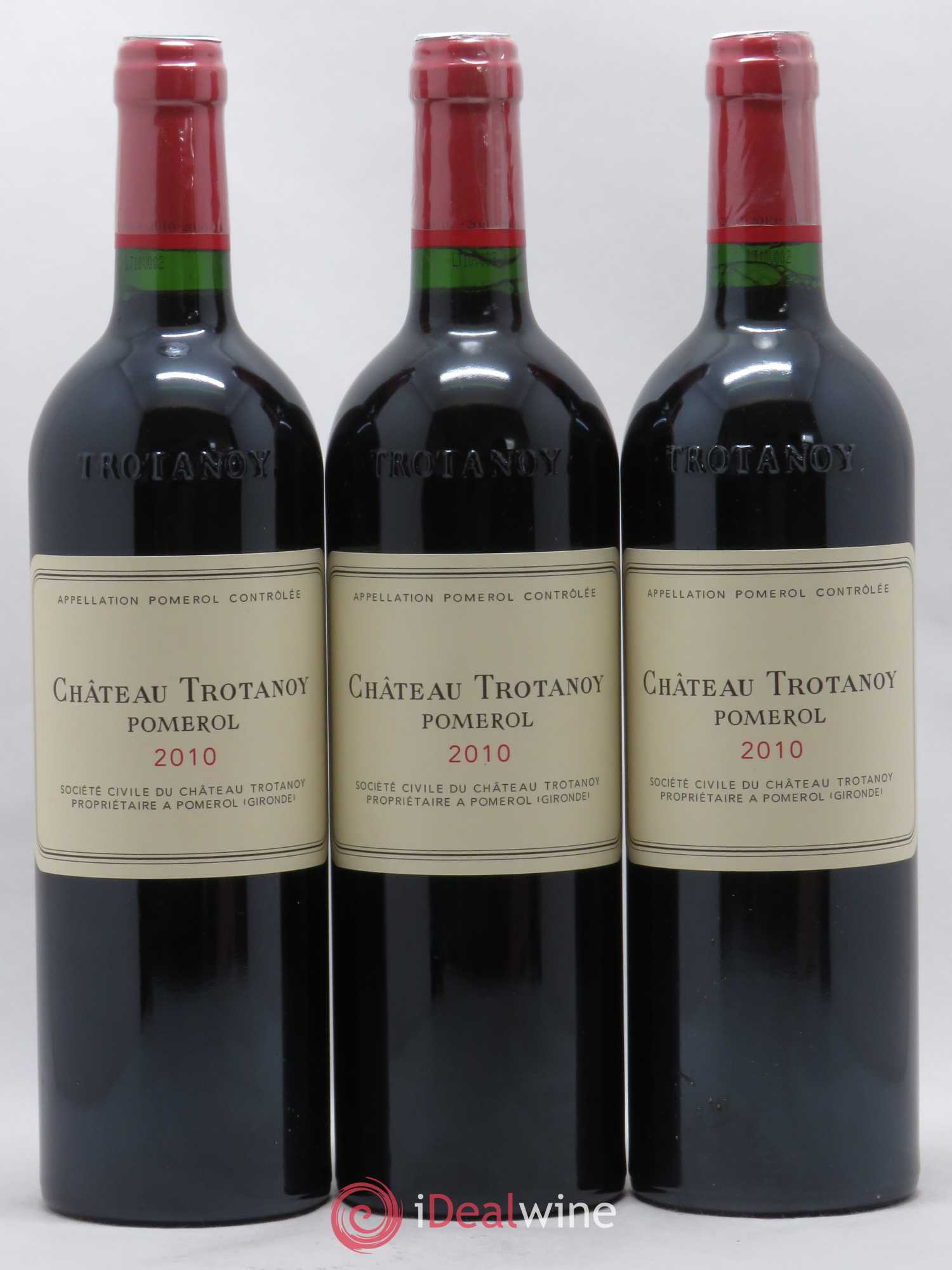 Château Trotanoy 2010 - Lot de 3 bouteilles - 0