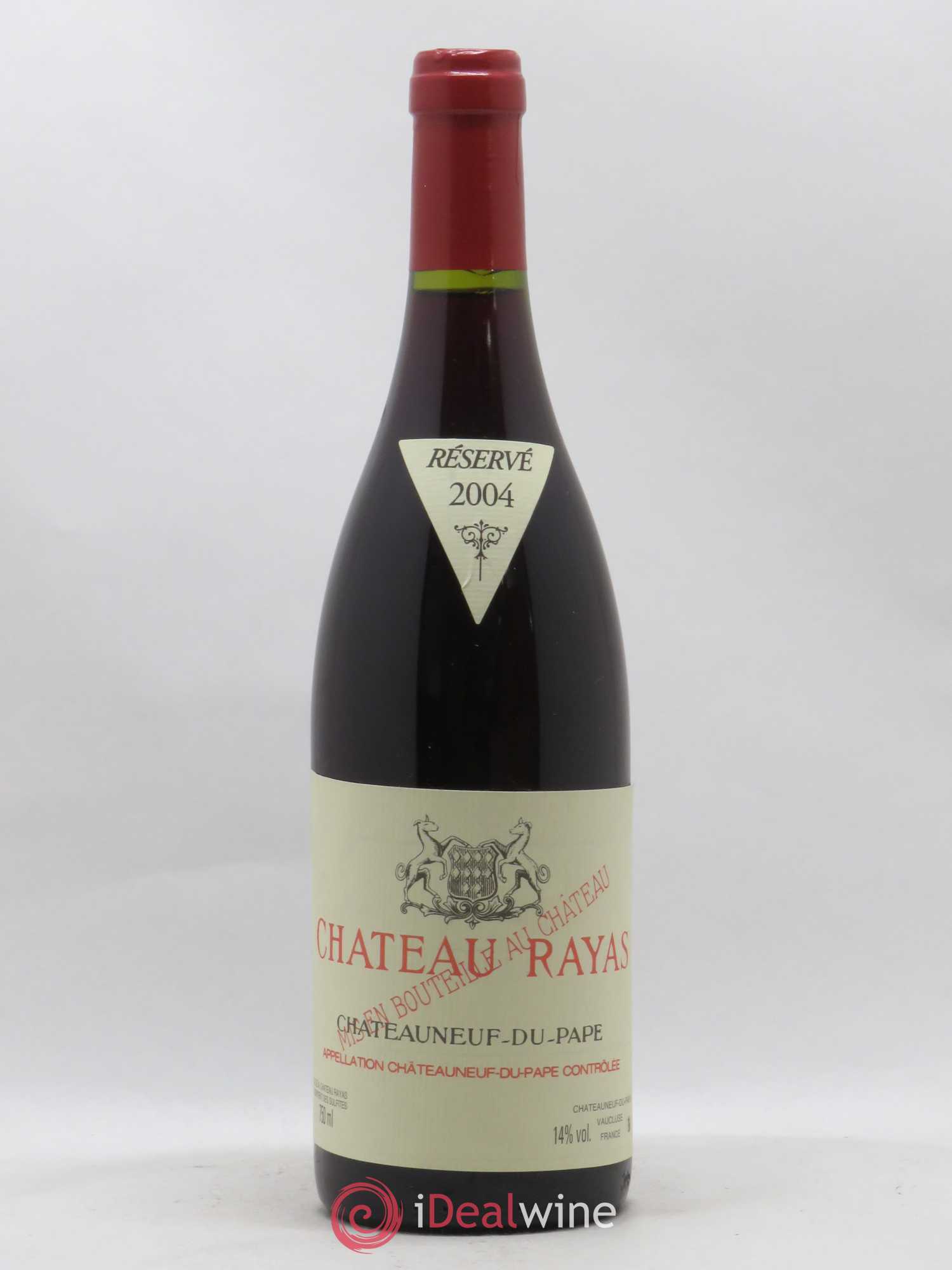 Châteauneuf-du-Pape Château Rayas Emmanuel Reynaud 2004 - Lot de 1 bouteille - 0
