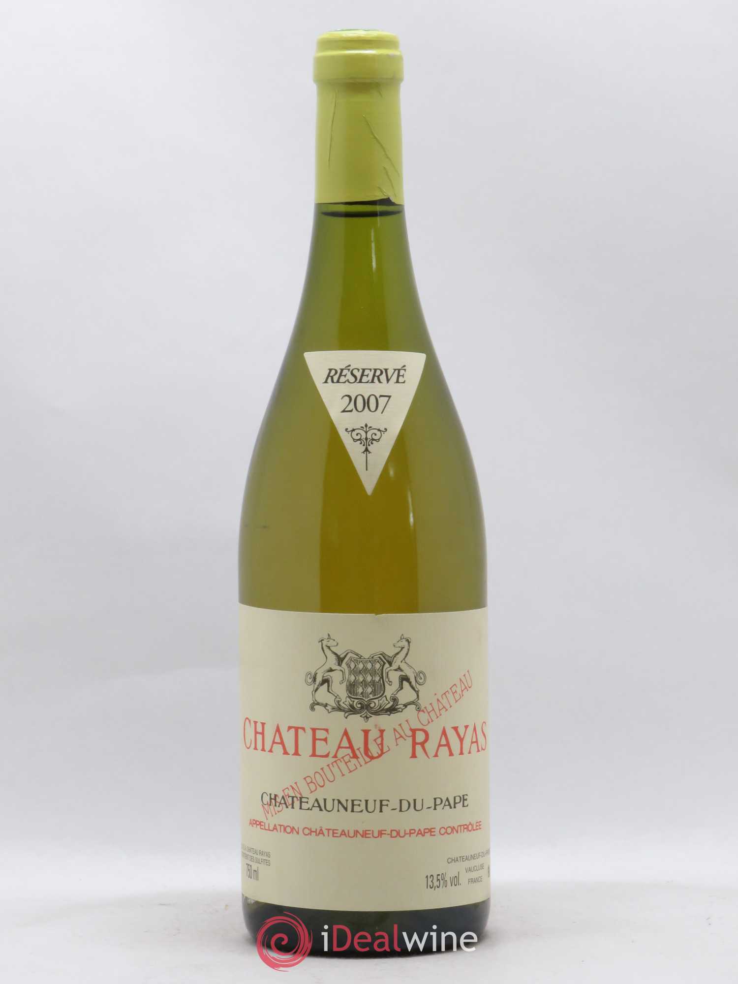 Châteauneuf-du-Pape Château Rayas Emmanuel Reynaud 2007 - Lot de 1 bouteille - 0