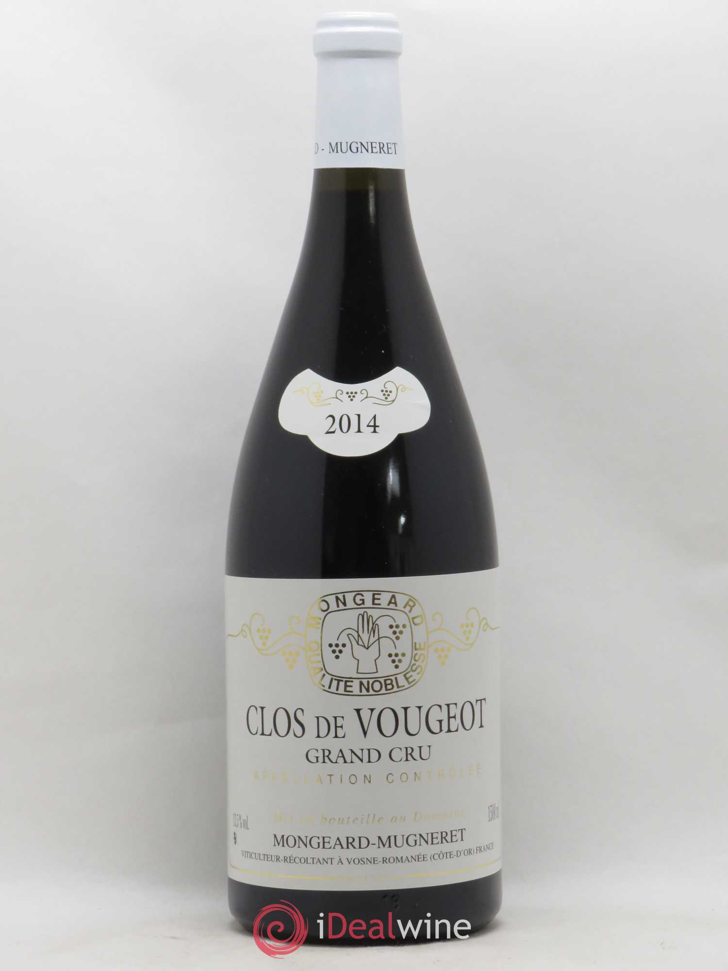 Clos de Vougeot Grand Cru Mongeard-Mugneret (Domaine) 2014 - Lot de 1 magnum - 0