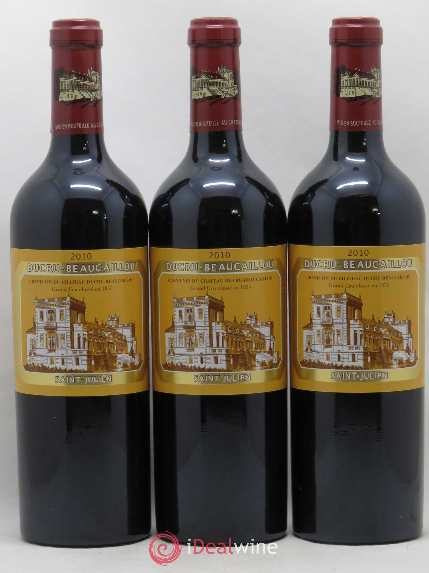 Château Ducru Beaucaillou 2ème Grand Cru Classé 2010 - Lot de 3 bouteilles - 0