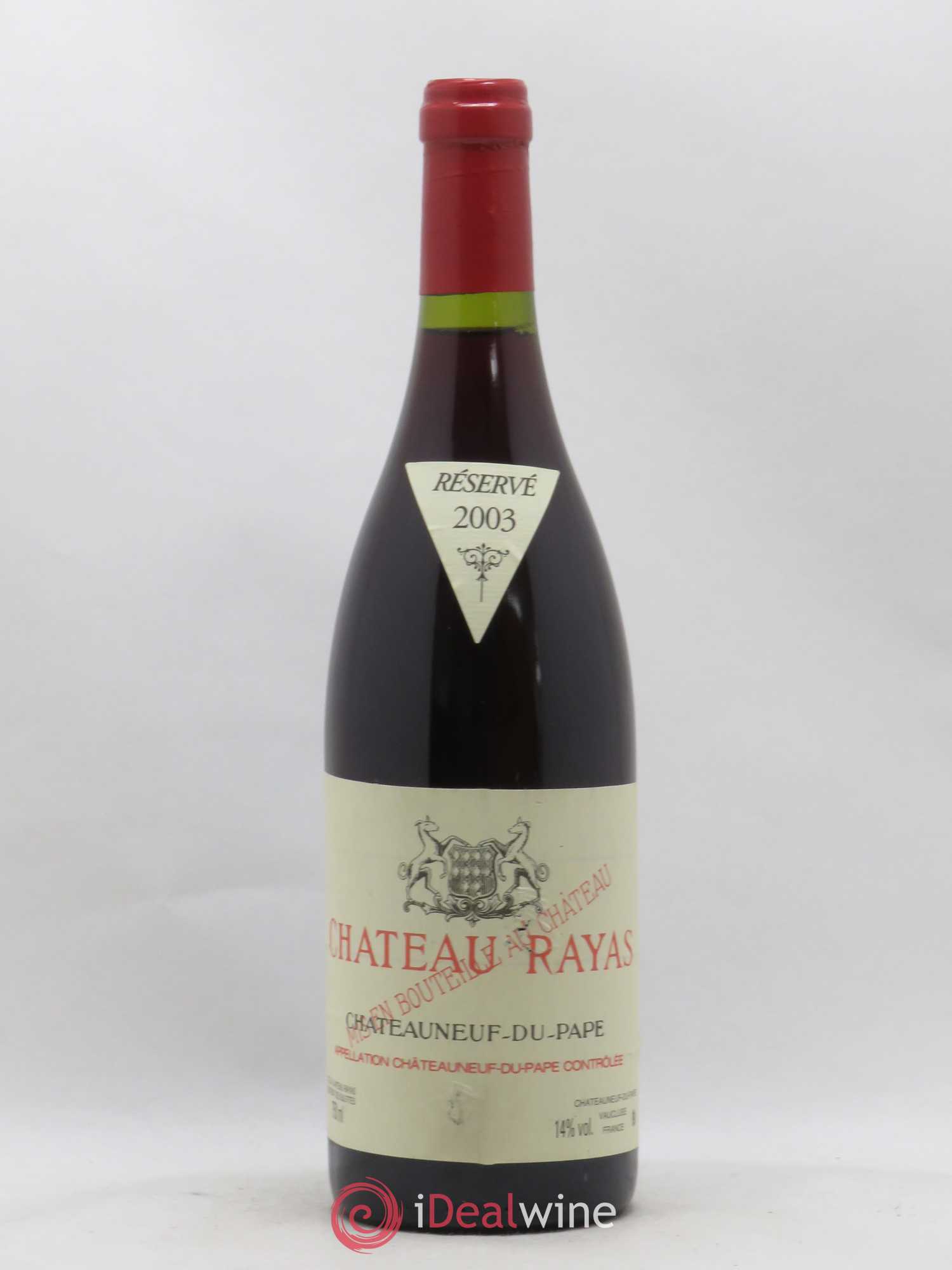 Châteauneuf-du-Pape Château Rayas Emmanuel Reynaud 2003 - Lot de 1 bouteille - 0
