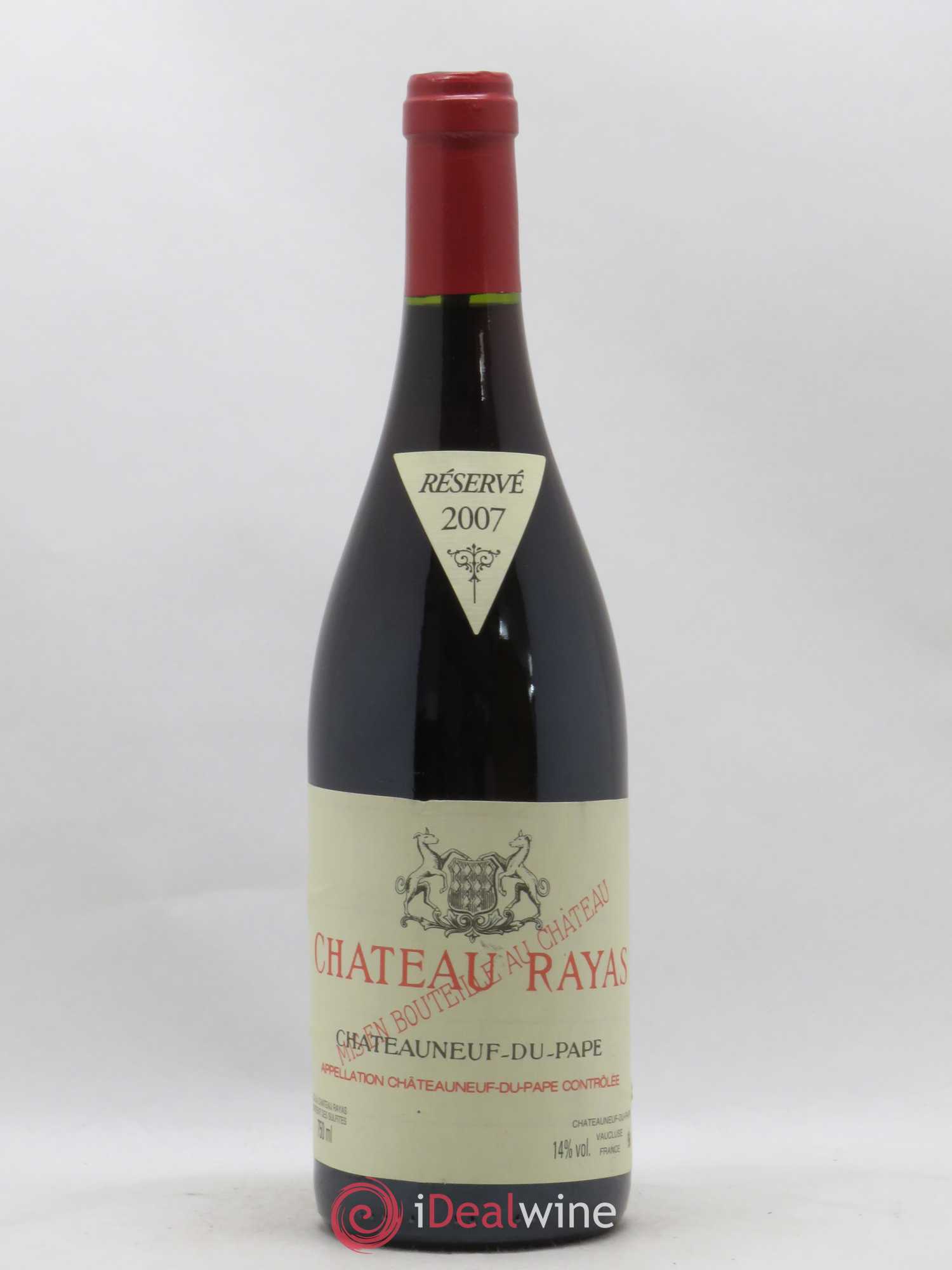 Châteauneuf-du-Pape Château Rayas Emmanuel Reynaud 2007 - Lot de 1 bouteille - 0