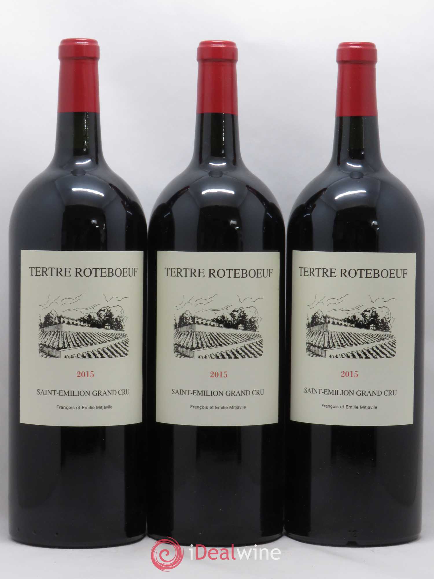 Château Tertre Roteboeuf 2015 - Lot de 3 magnums - 0
