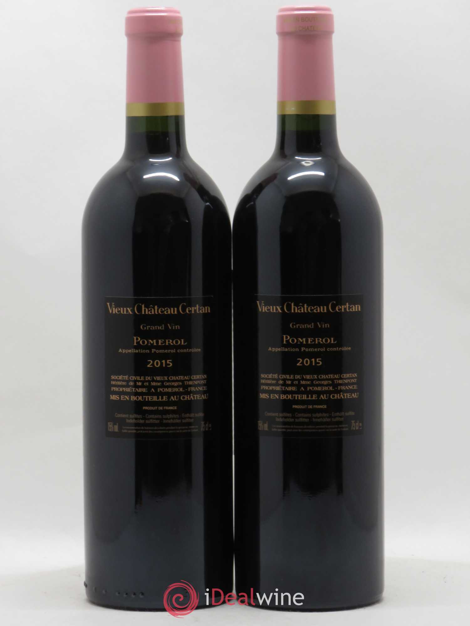 Vieux Château Certan 2015 - Lot de 2 bouteilles - 1
