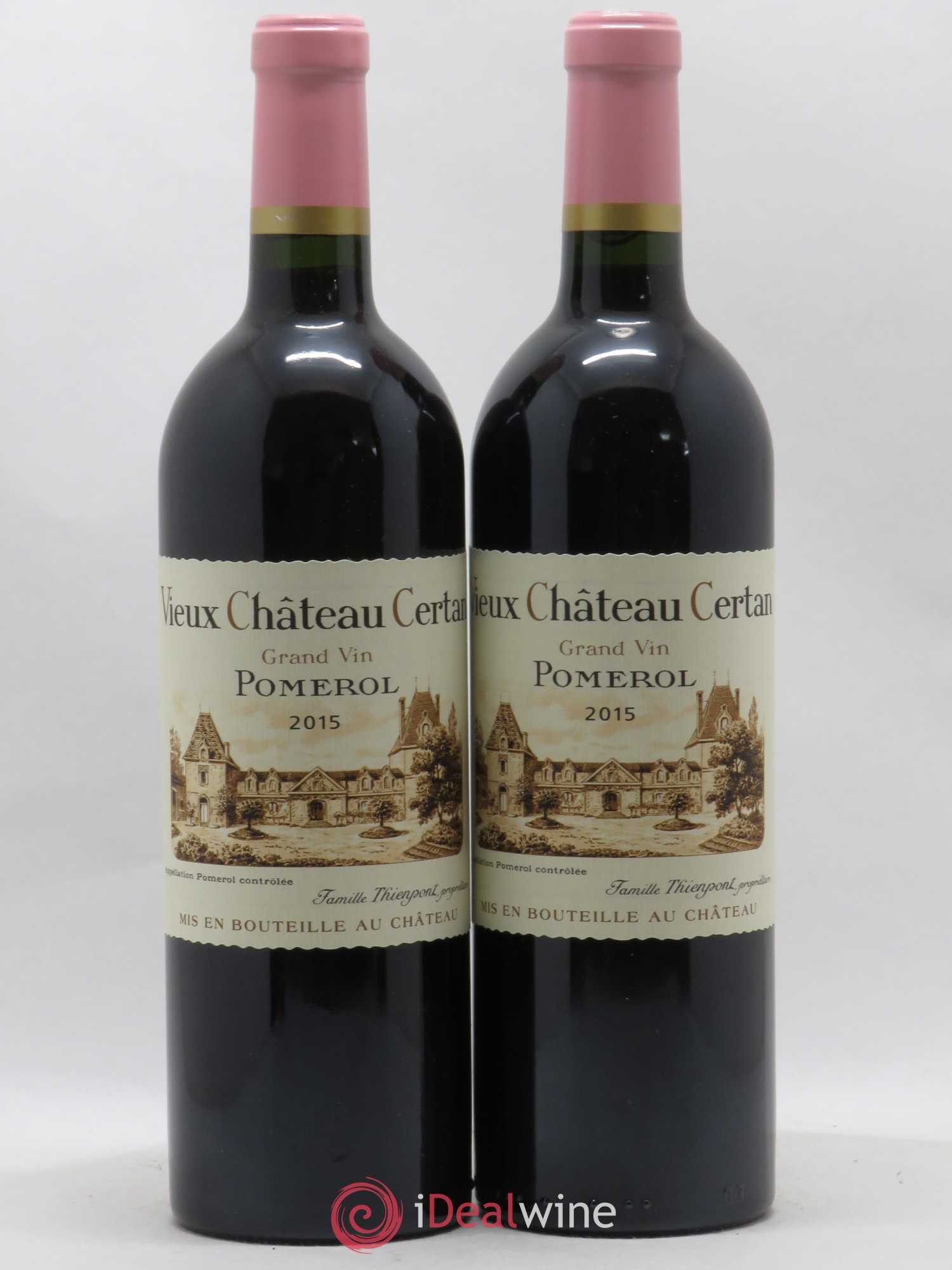 Vieux Château Certan 2015 - Lot de 2 bouteilles - 0