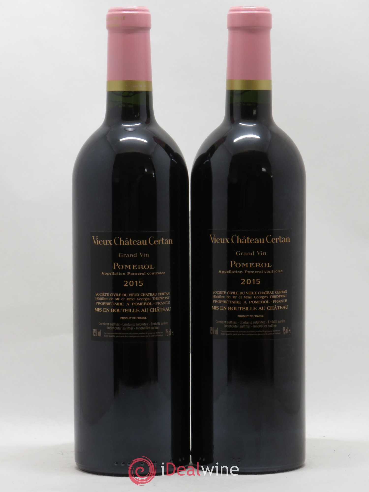Vieux Château Certan 2015 - Lot de 2 bouteilles - 1