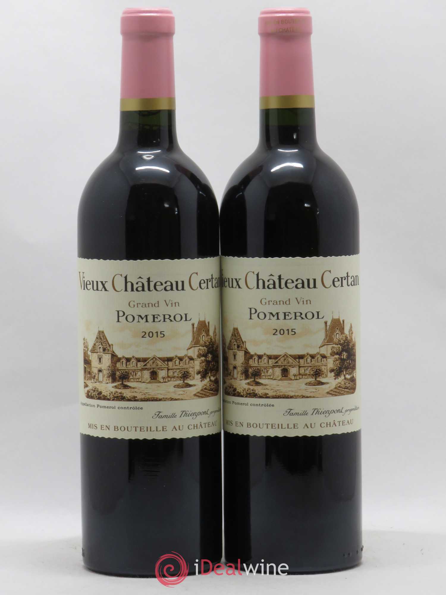 Vieux Château Certan 2015 - Lot de 2 bouteilles - 0