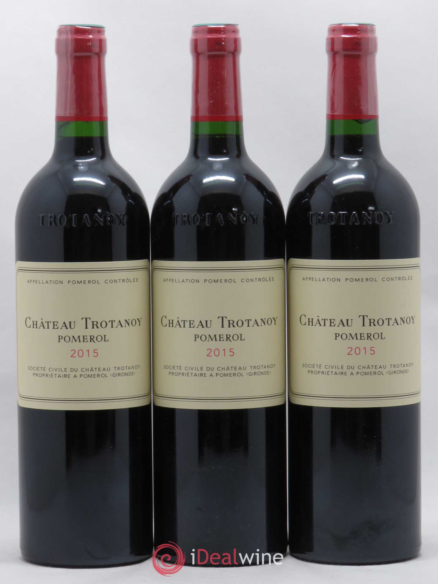 Château Trotanoy 2015 - Lot de 3 bouteilles - 0
