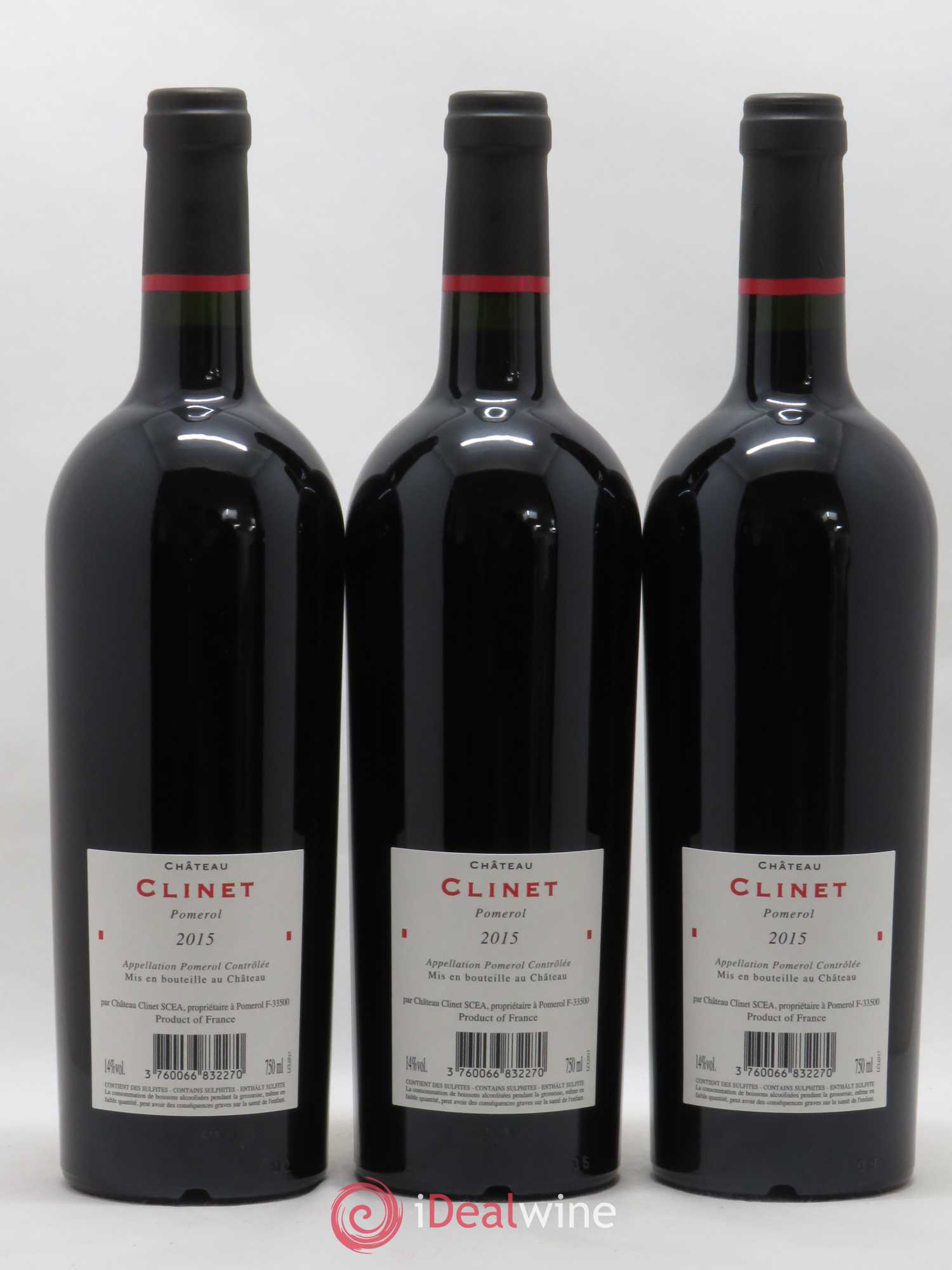 Château Clinet 2015 - Lot de 6 bouteilles - 2