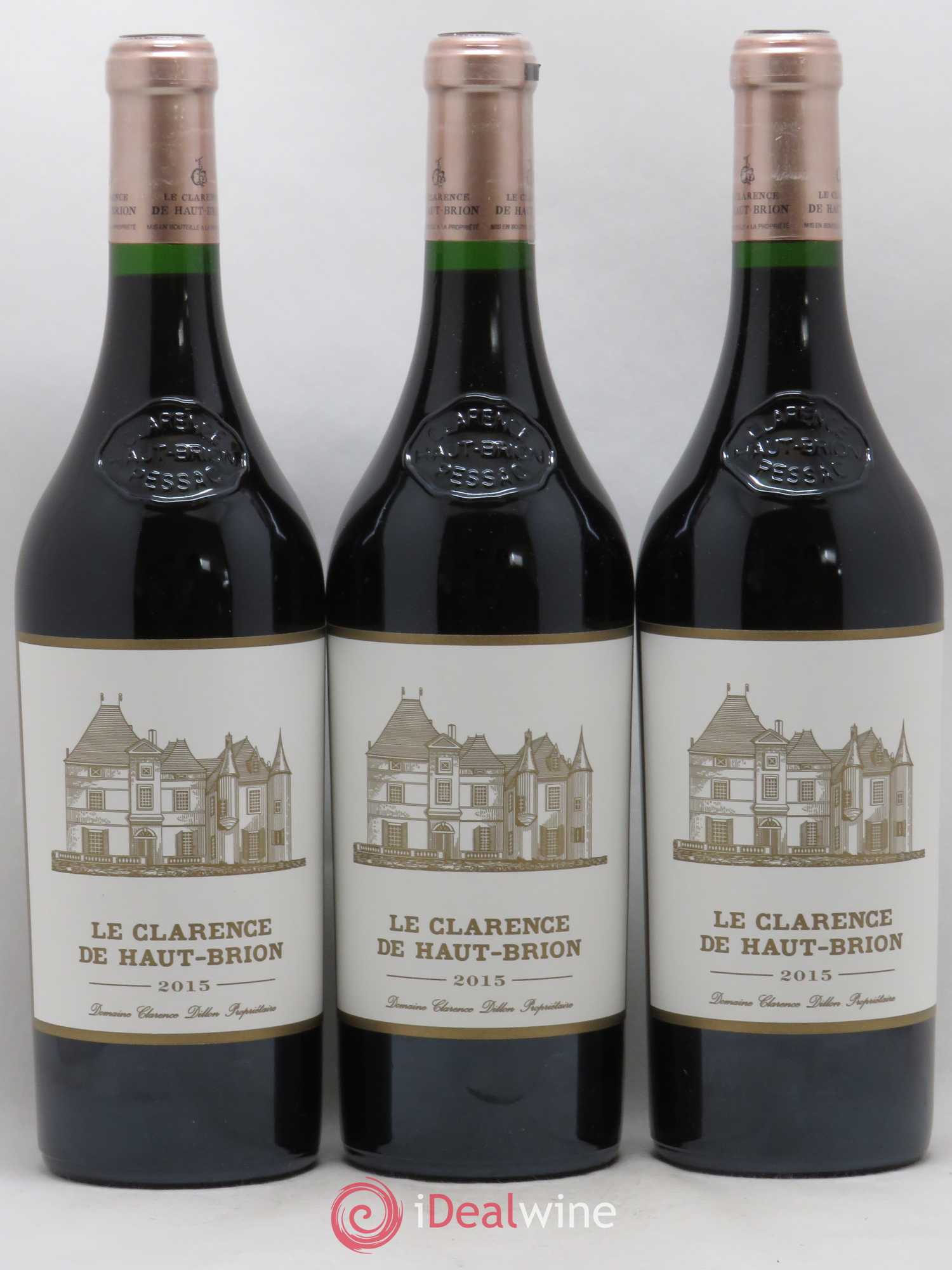 Clarence (Bahans) de Haut-Brion Second Vin 2015 - Lot de 3 bouteilles - 0