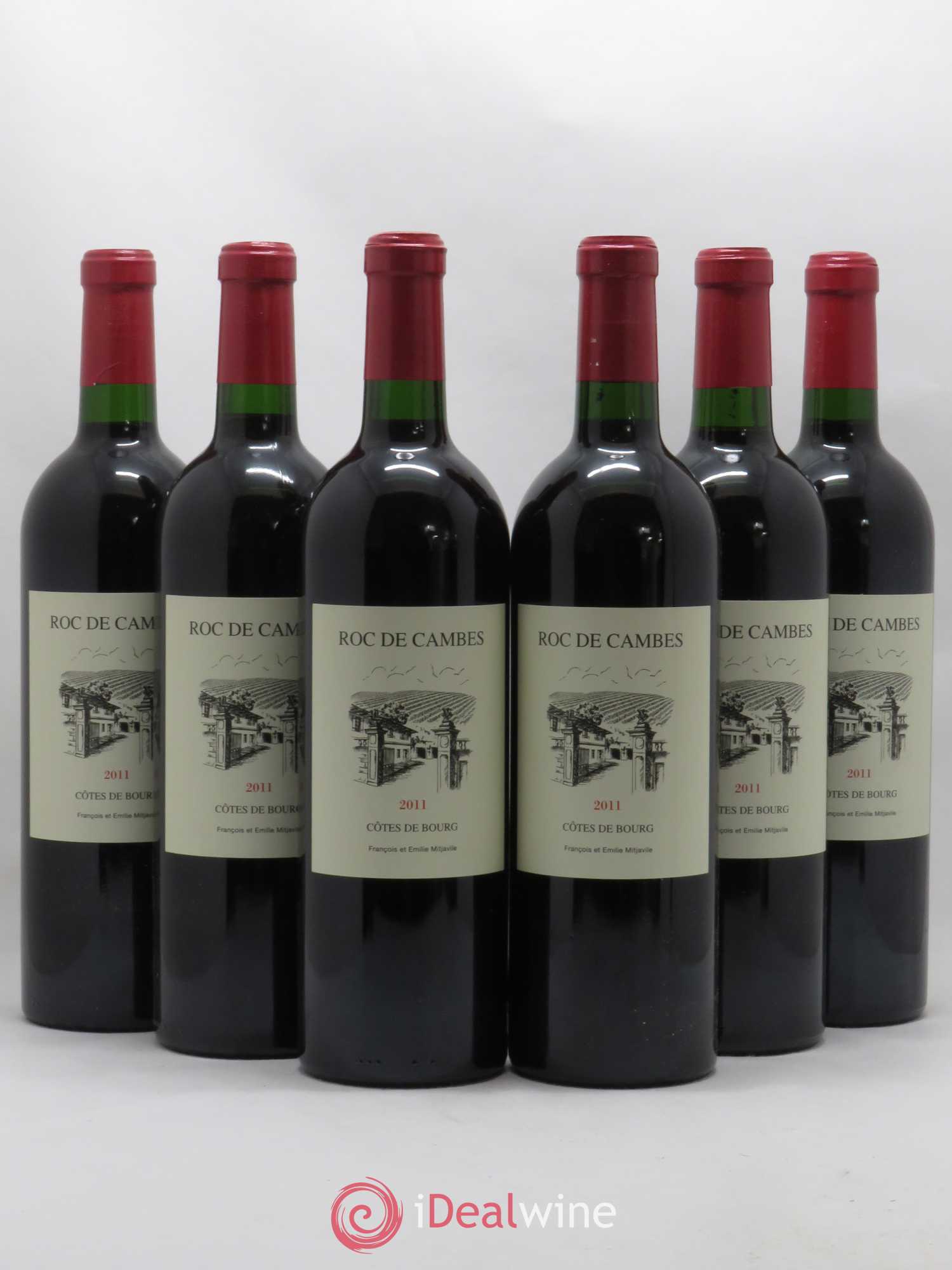 Roc de Cambes 2011 - Lot of 6 bottles - 0