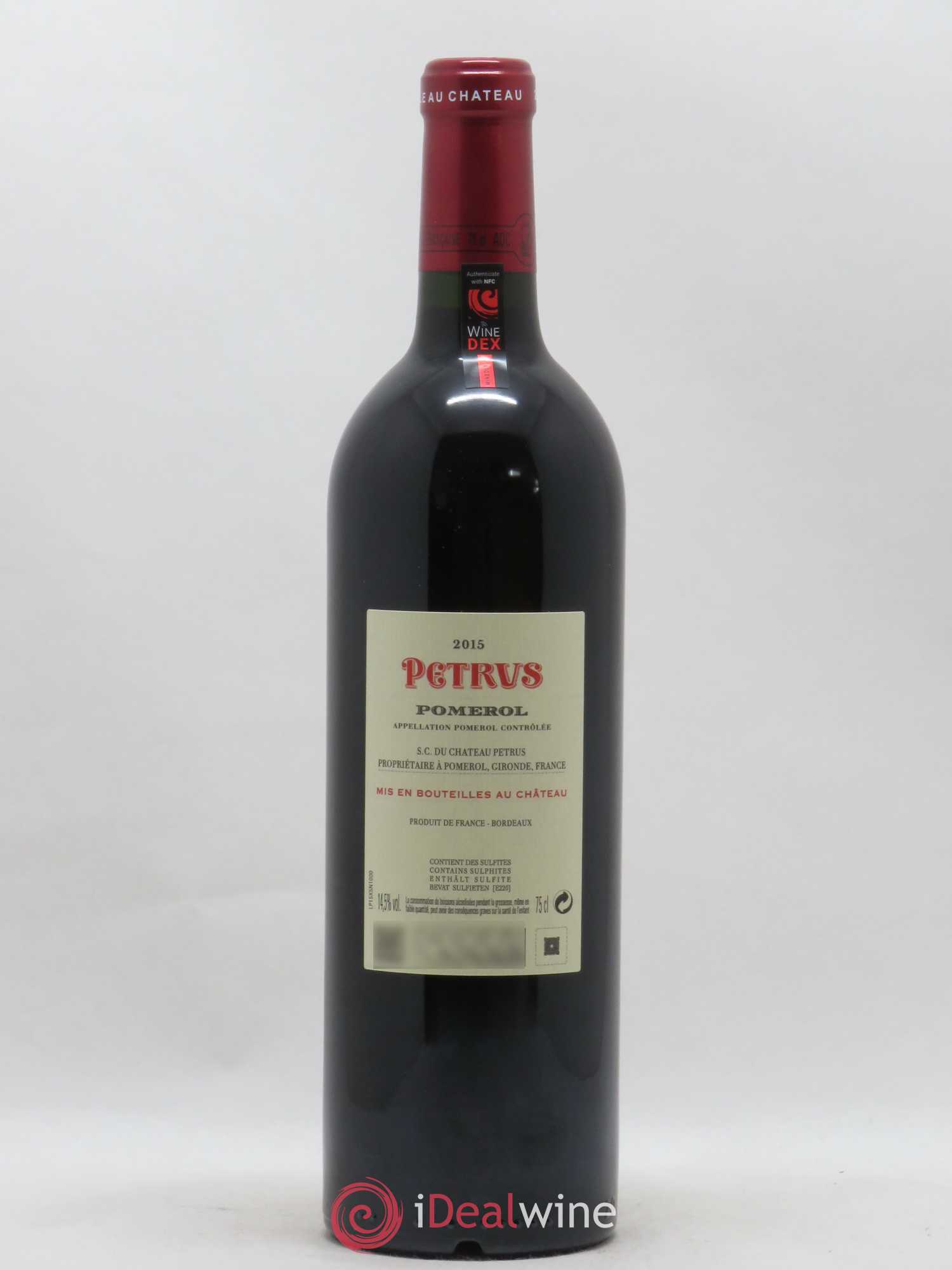 Petrus 2015 - Lot de 1 bouteille - 1