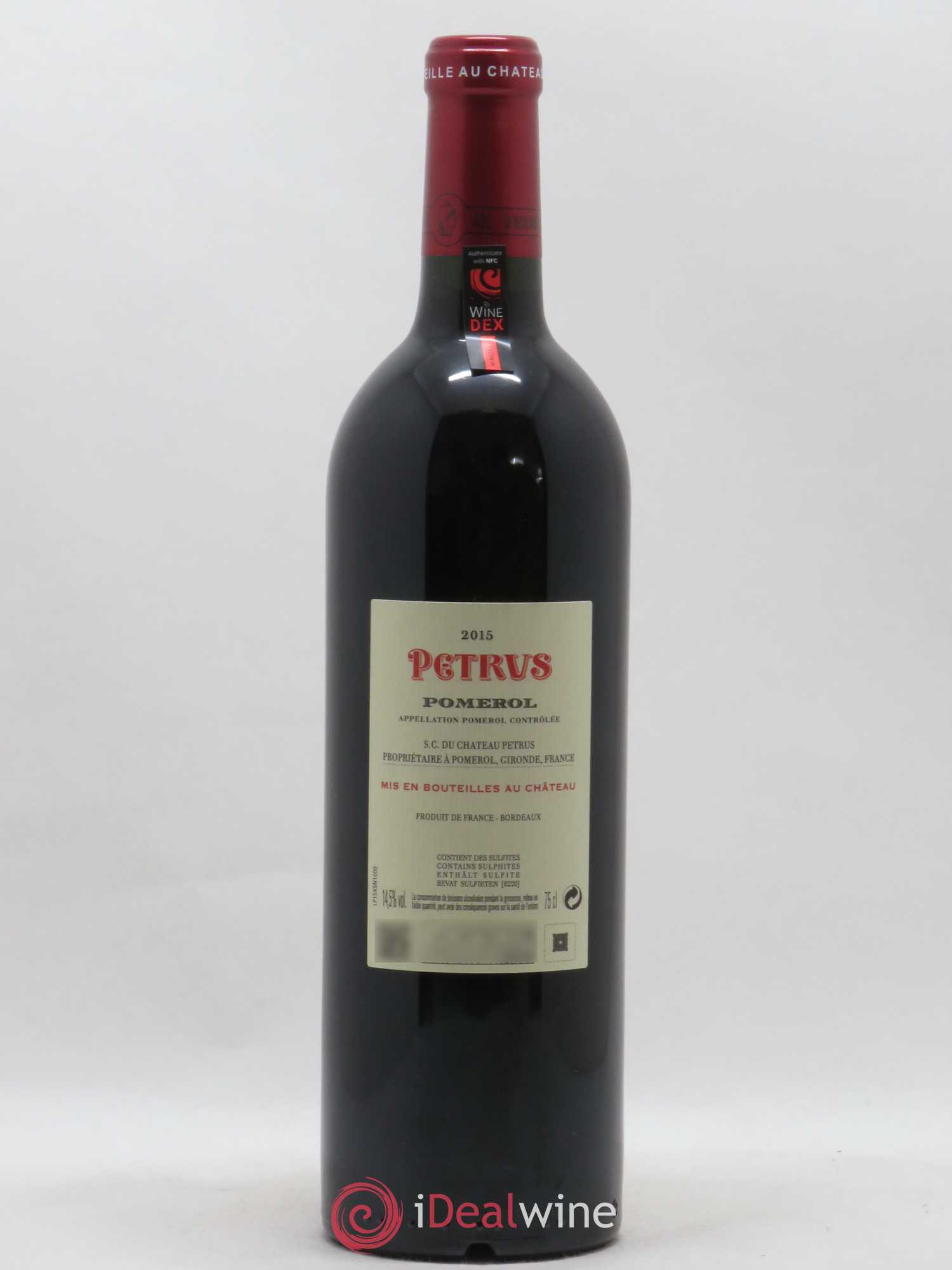 Petrus 2015 - Lot de 1 bouteille - 1