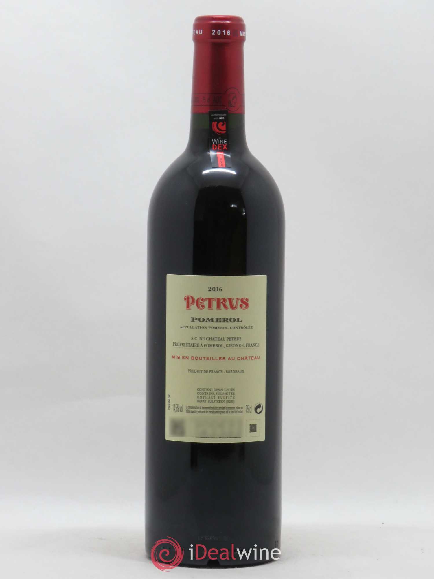 Petrus 2016 - Lot de 1 bouteille - 1