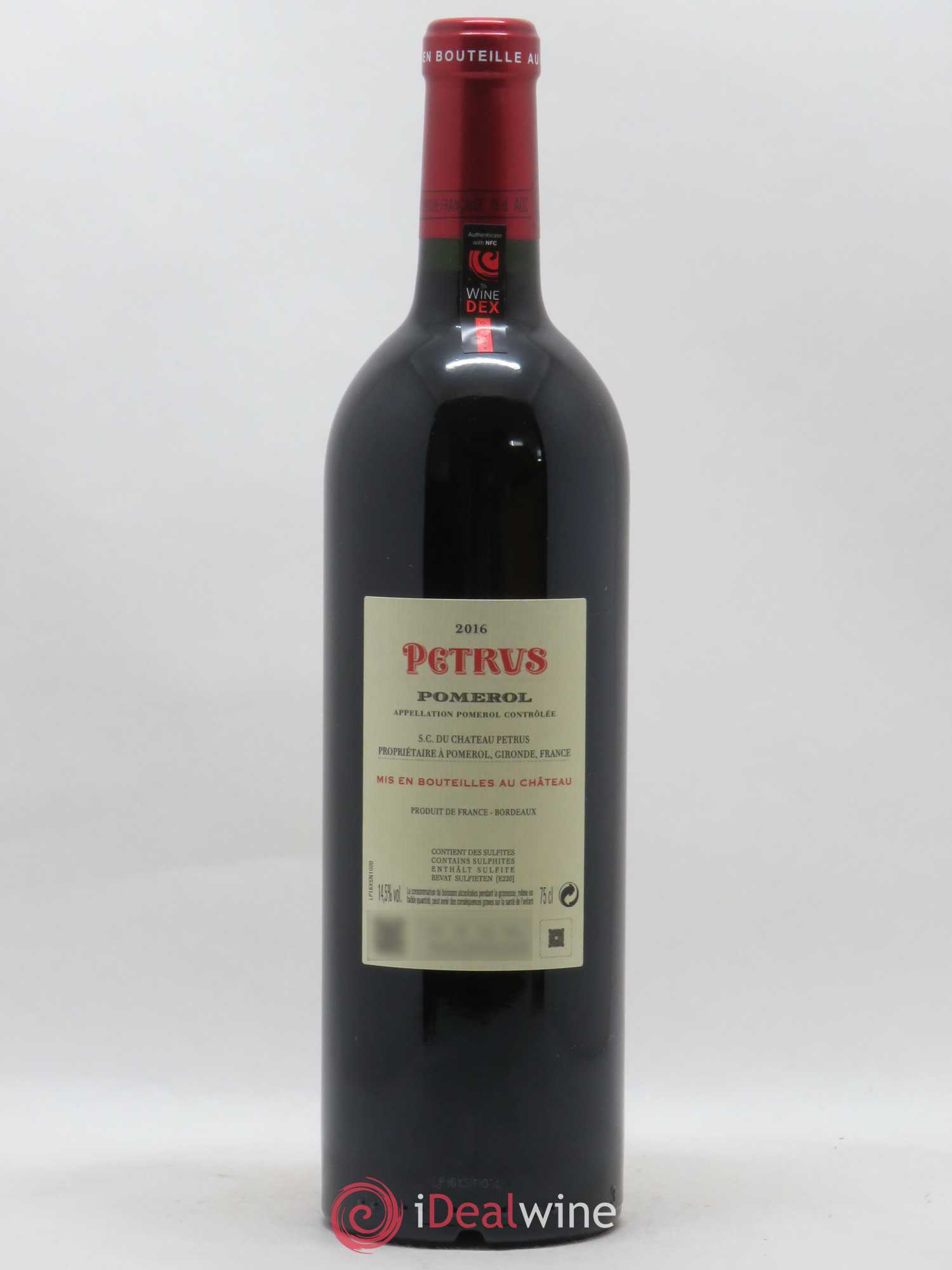 Petrus 2016 - Lot de 1 bouteille - 1