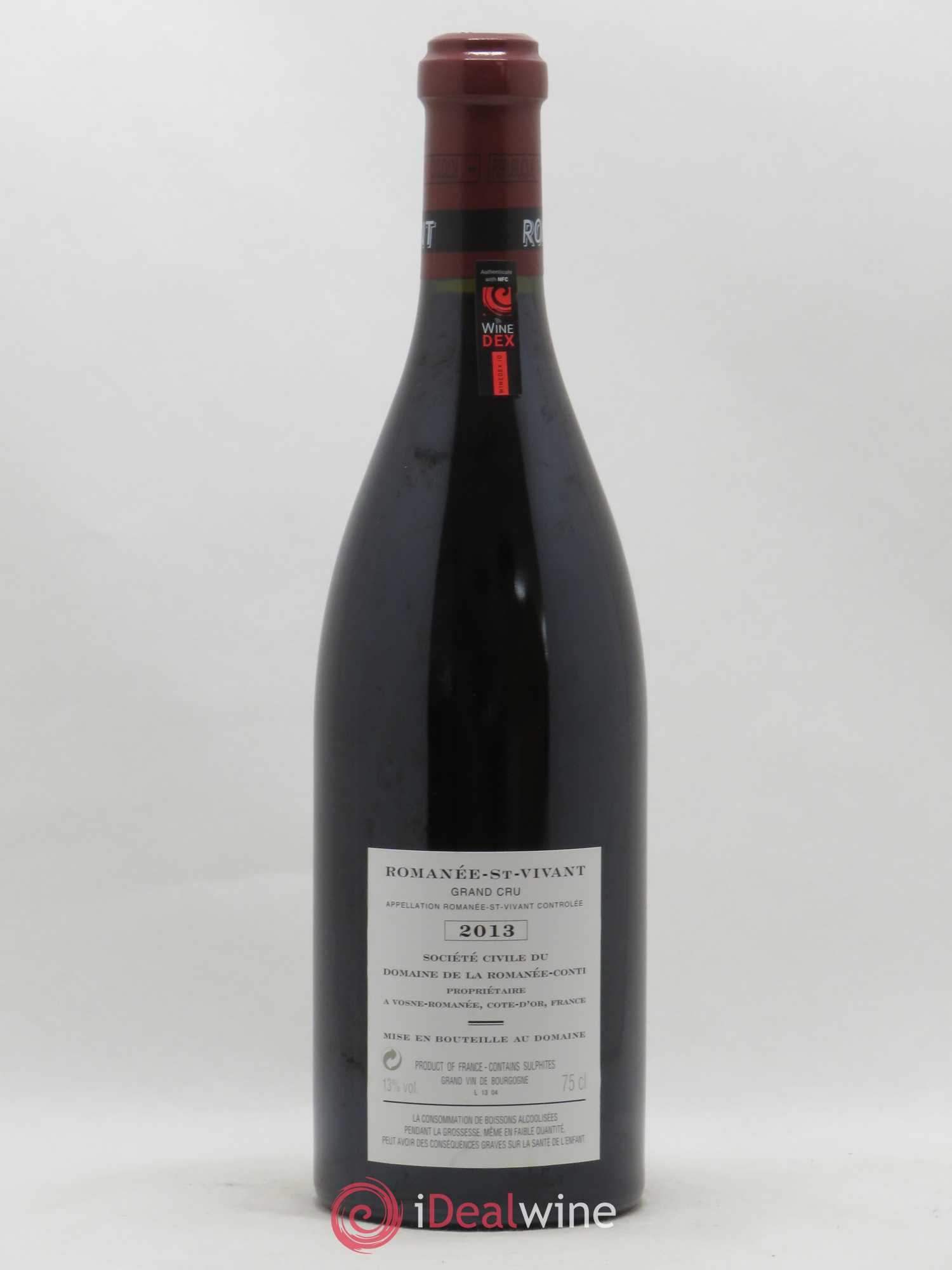 Romanée-Saint-Vivant Grand Cru Domaine de la Romanée-Conti 2013 - Lot de 1 bouteille - 1