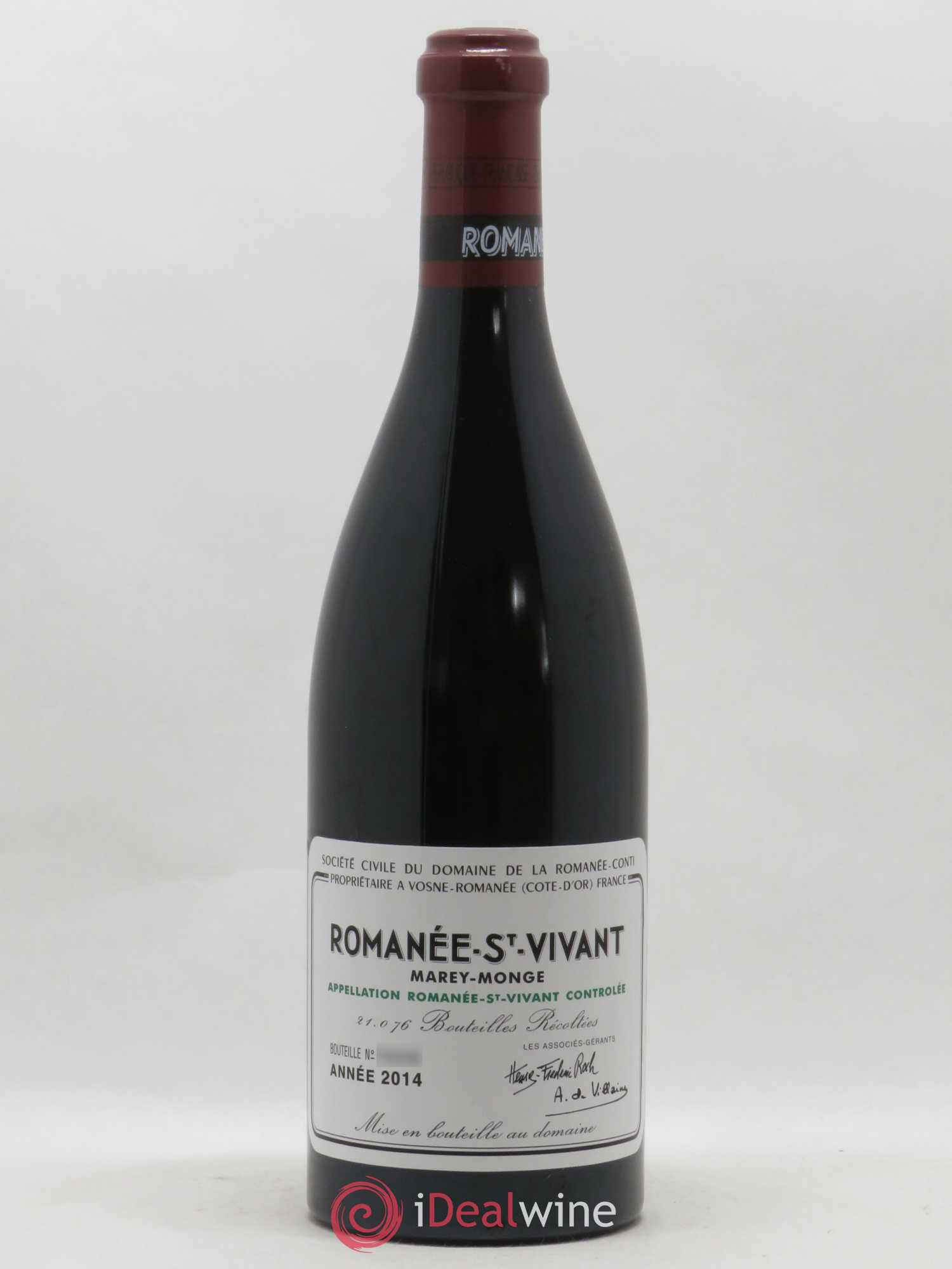 Romanée-Saint-Vivant Grand Cru Domaine de la Romanée-Conti 2014 - Lot de 1 bouteille - 0