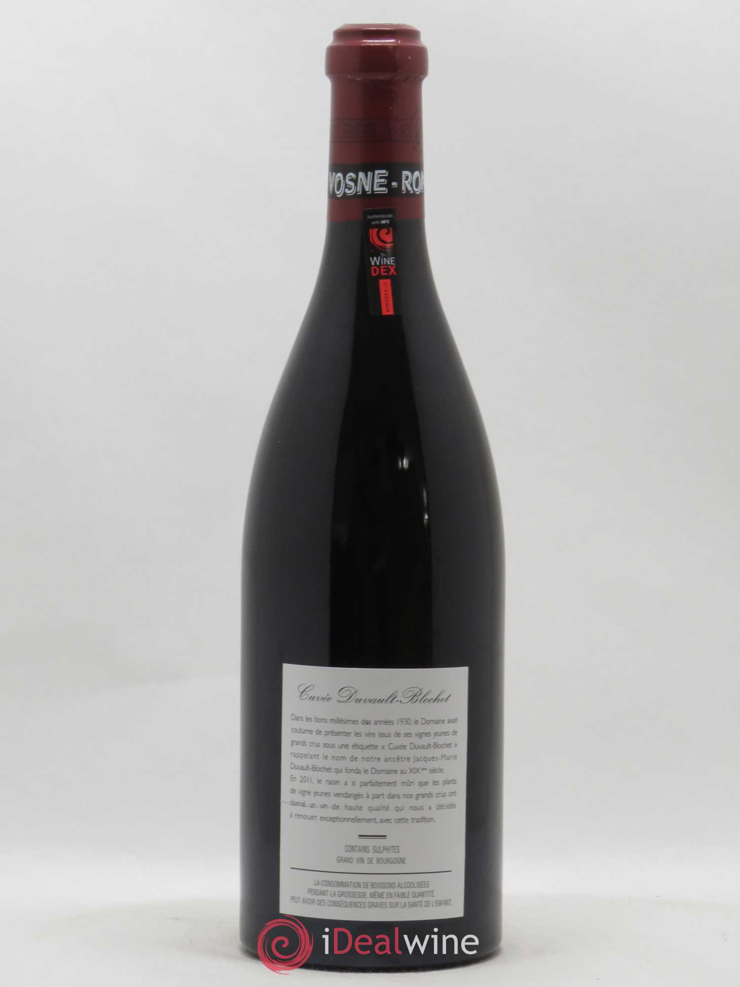 Vosne-Romanée 1er Cru Cuvée Duvault Blochet Domaine de la Romanée-Conti 2011 - Posten von 1 Flasche - 1