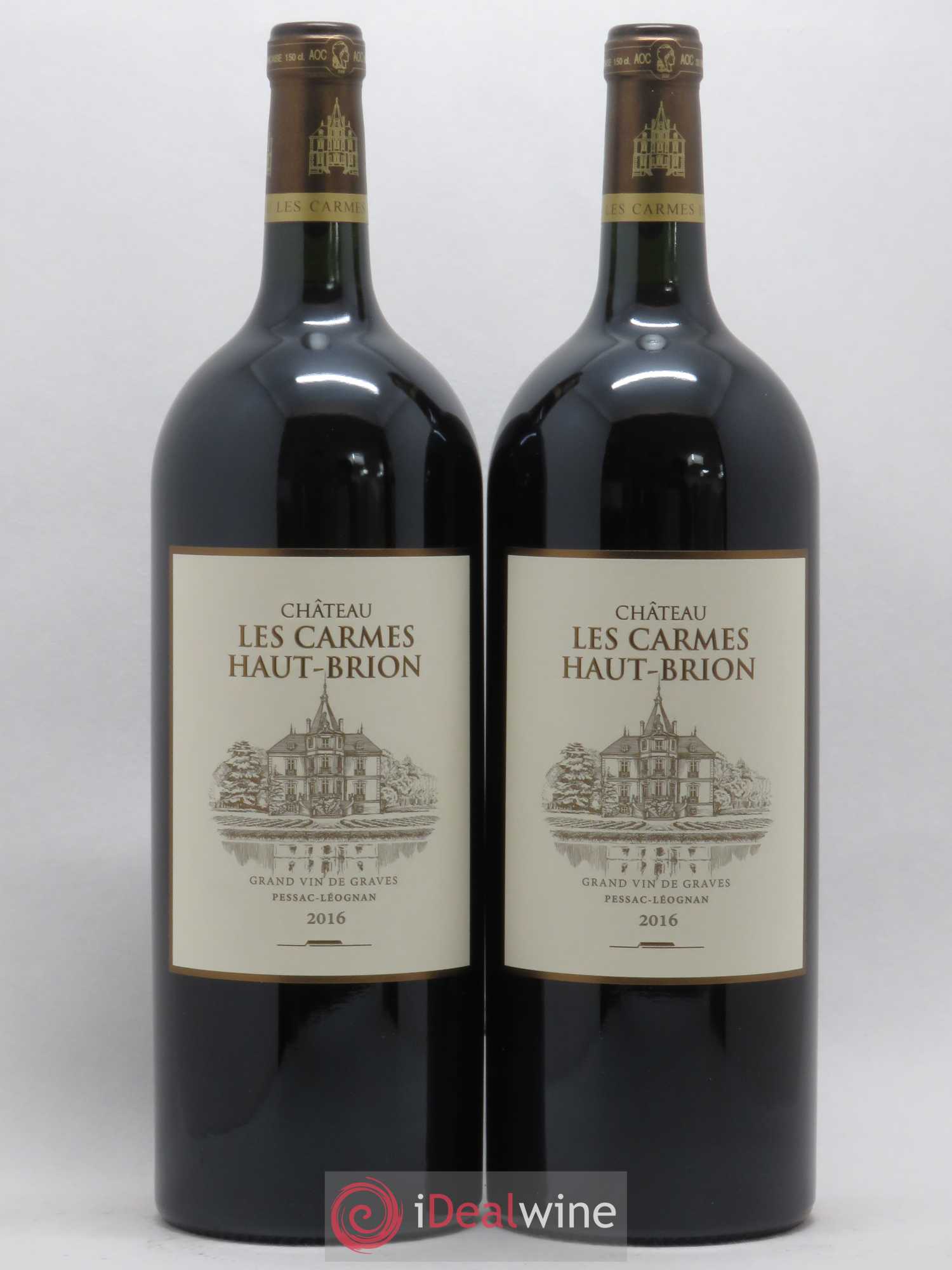Château Les Carmes Haut-Brion 2016 - Lot de 2 magnums - 0