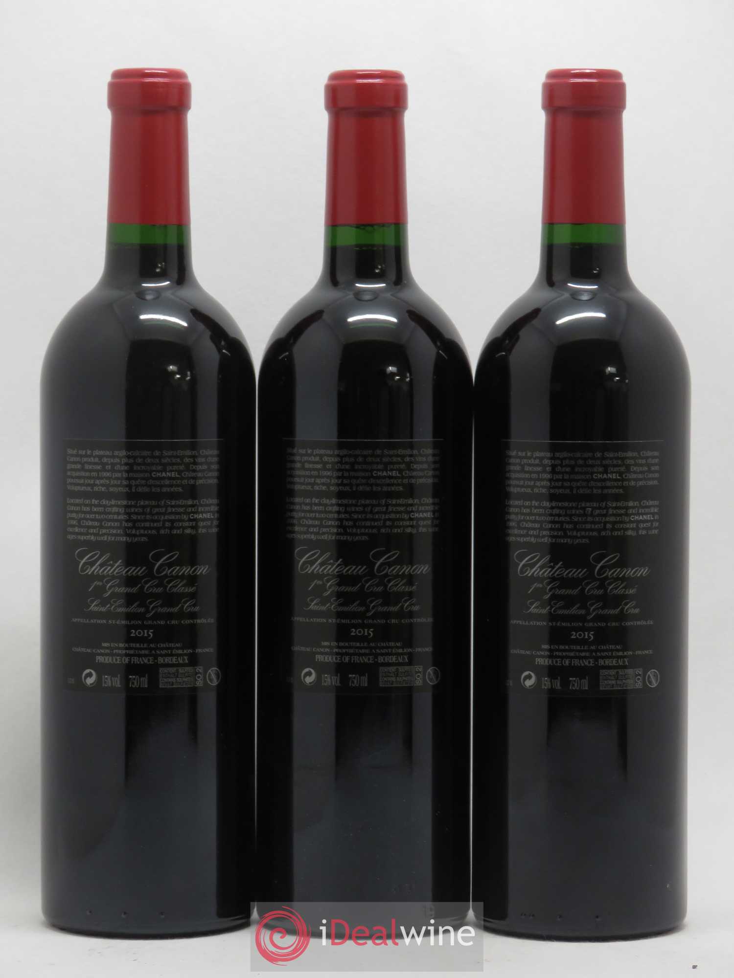 Château Canon 1er Grand Cru Classé B 2015 - Lot de 6 bouteilles - 4