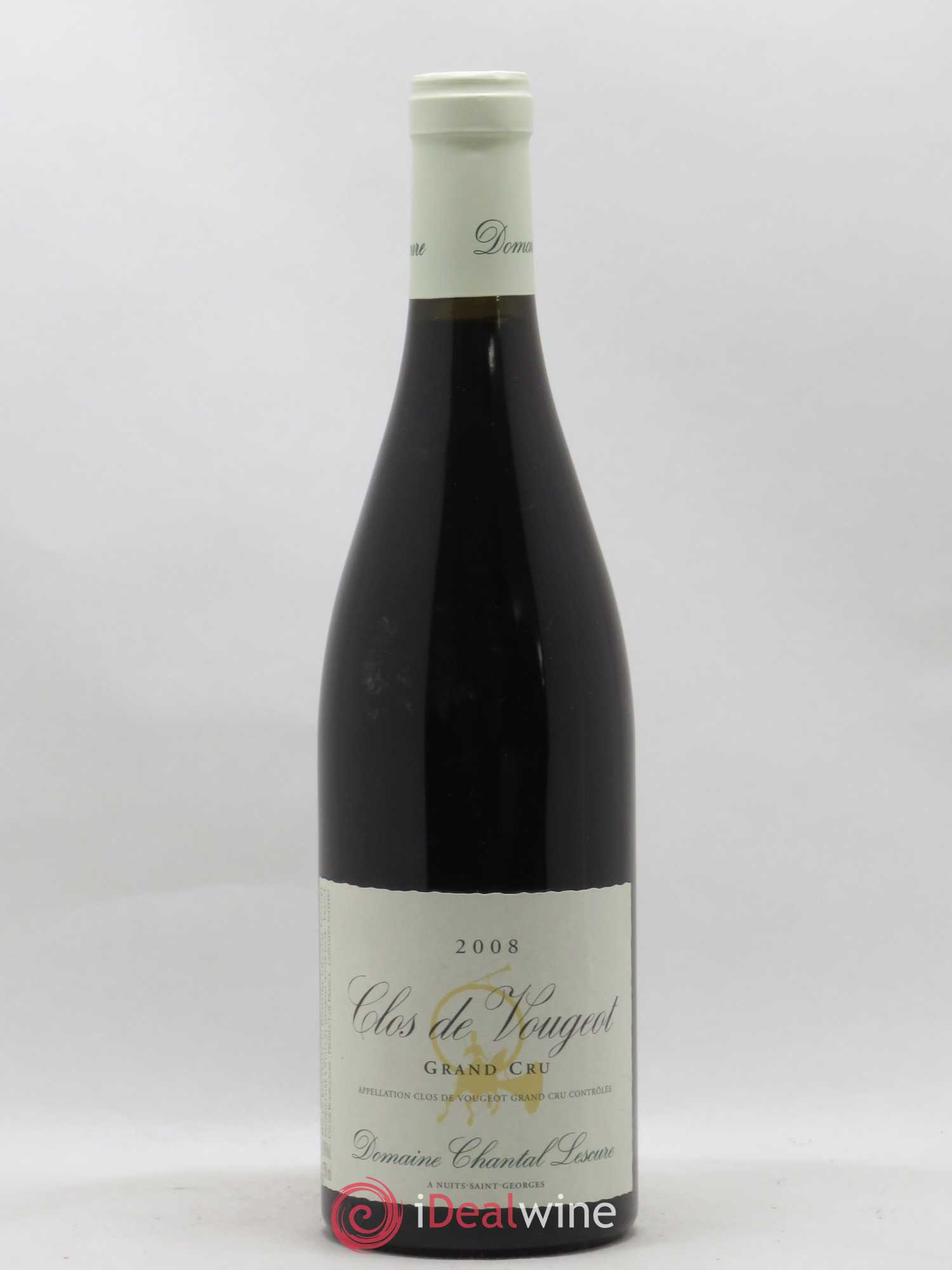 Clos de Vougeot Grand Cru Chantal Lescure 2008 - Lot de 1 bouteille - 0