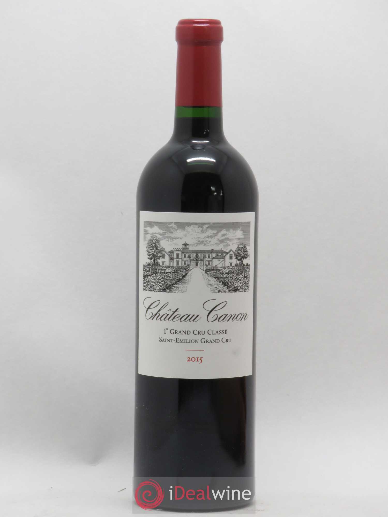 Château Canon 1er Grand Cru Classé B 2015 - Lot de 1 bouteille - 0