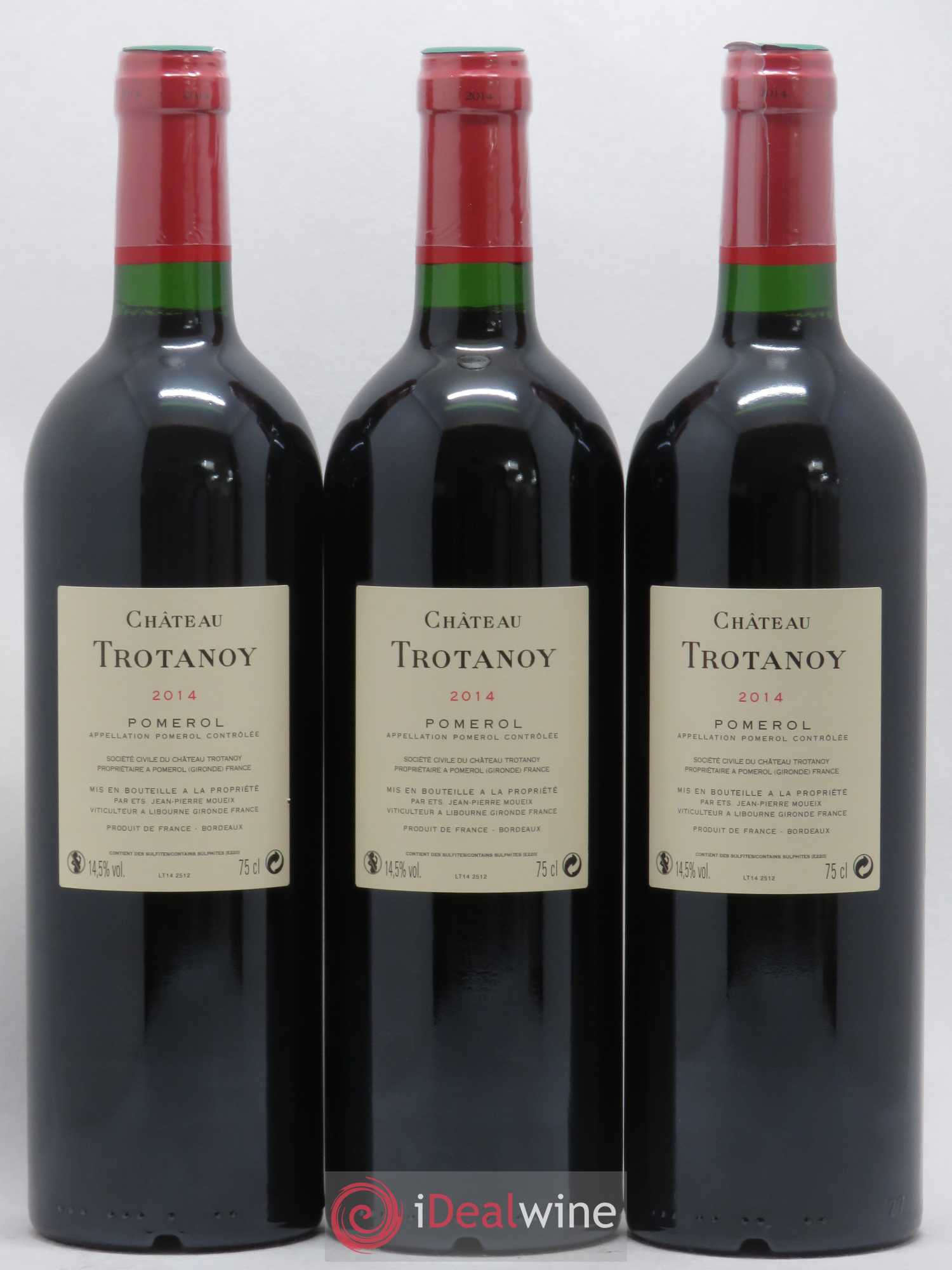 Château Trotanoy 2014 - Lot de 3 bouteilles - 1