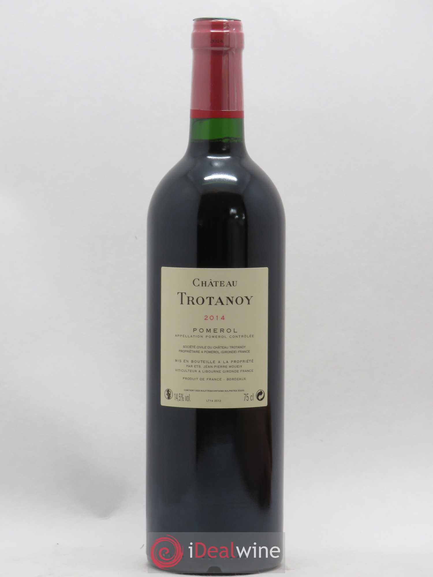 Château Trotanoy 2014 - Lot de 1 bouteille - 1